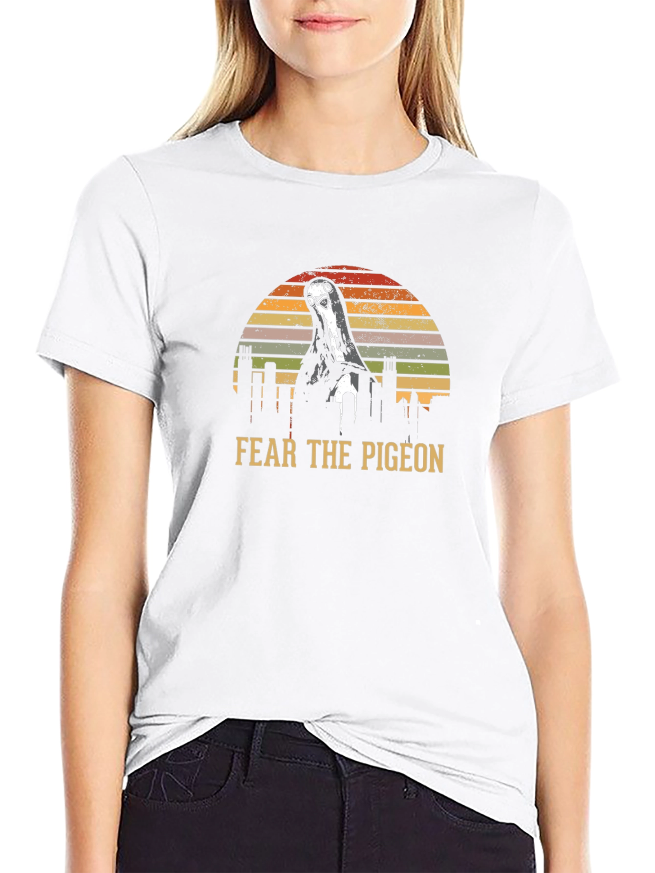 Fear the Pigeon Graphic T-Shirt