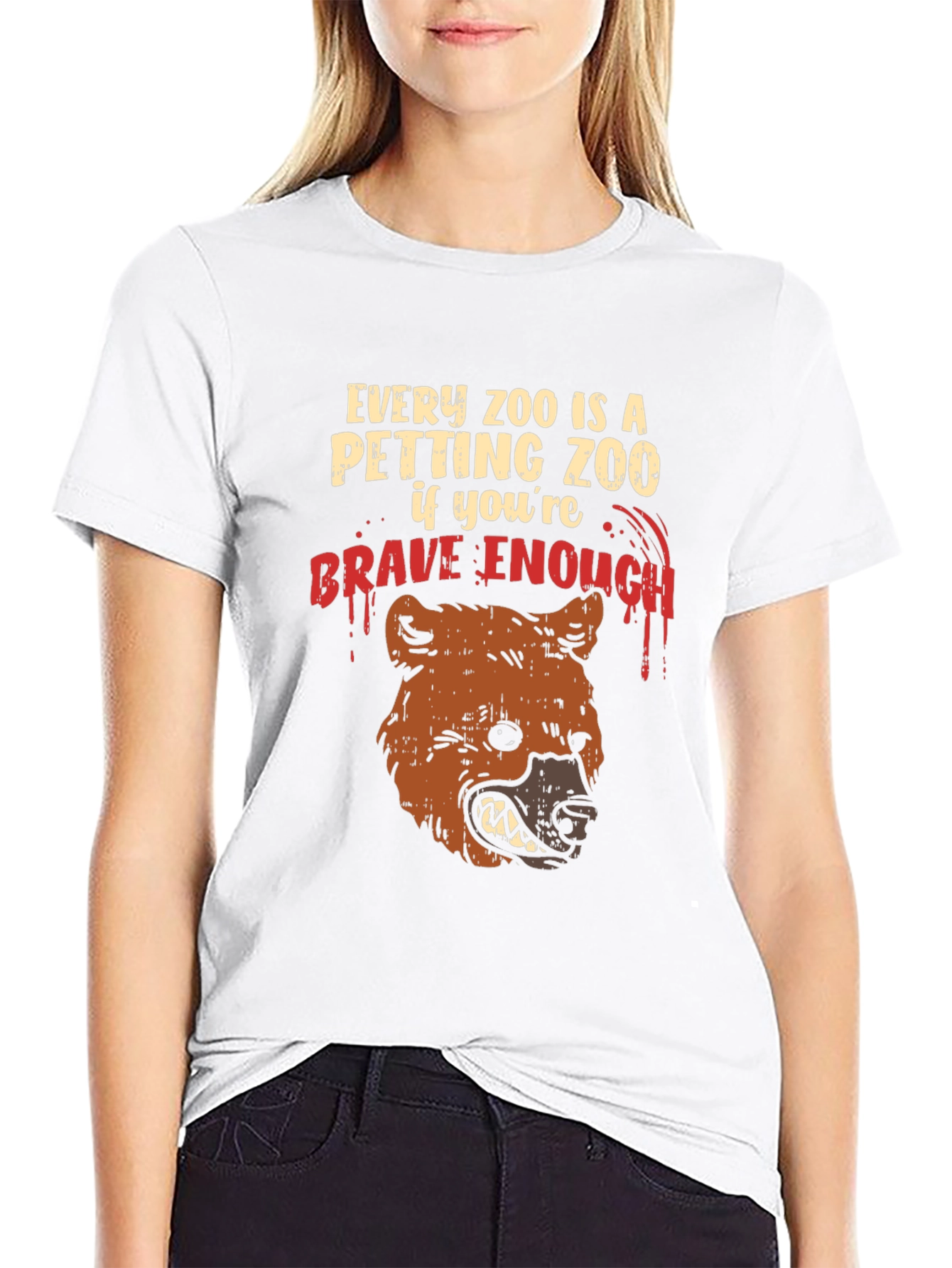 Every Zoo Petting Zoo Brave Enough T-Shirt