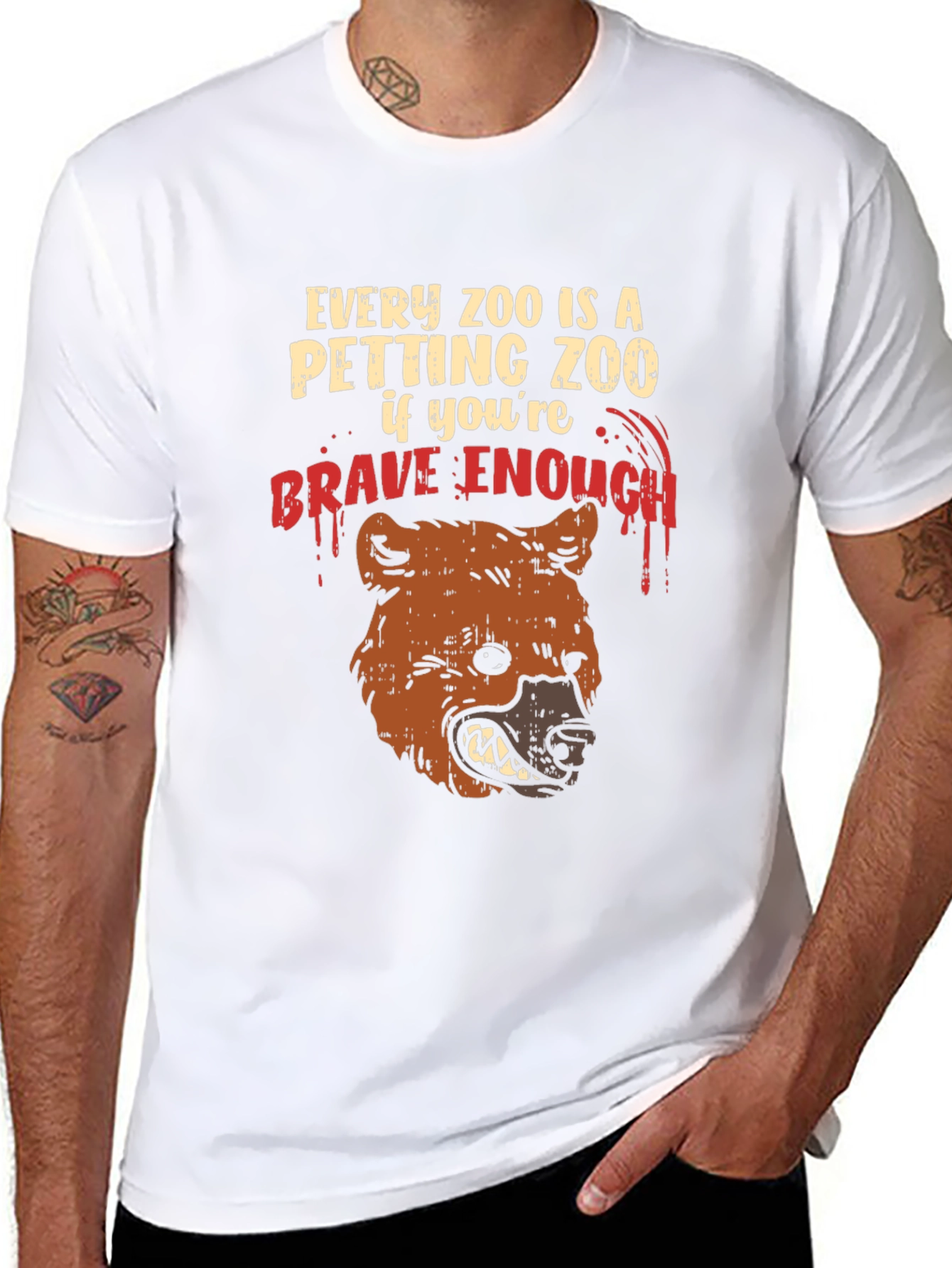 Every Zoo Petting Zoo Brave Enough T-Shirt