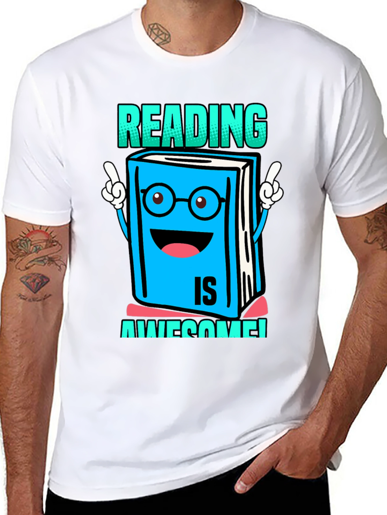 Reading is Awesome T-Shirt - Book Lover Tee