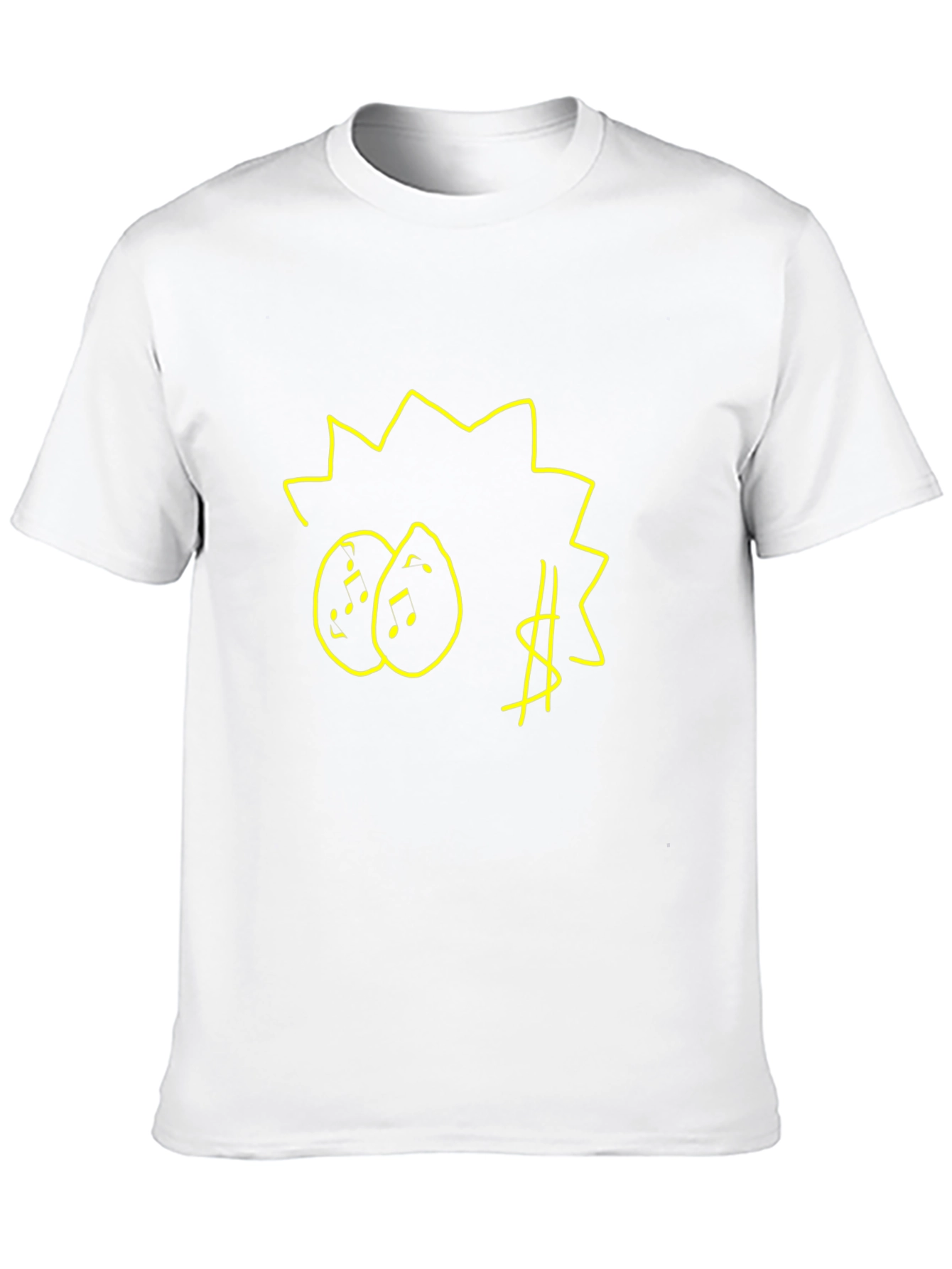 Doodle Graphic Black T-Shirt
