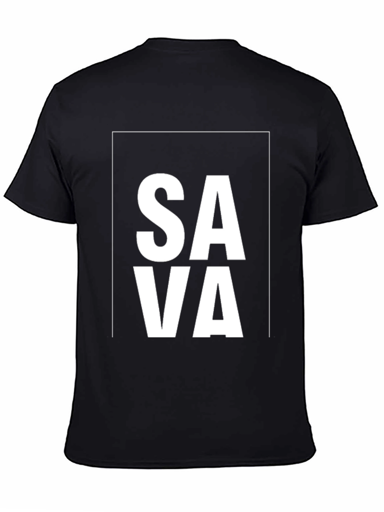 SAVA Graphic Black T-Shirt