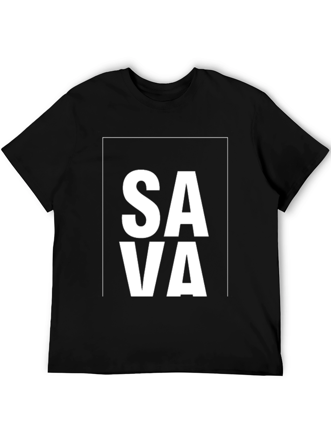 SAVA Graphic Black T-Shirt