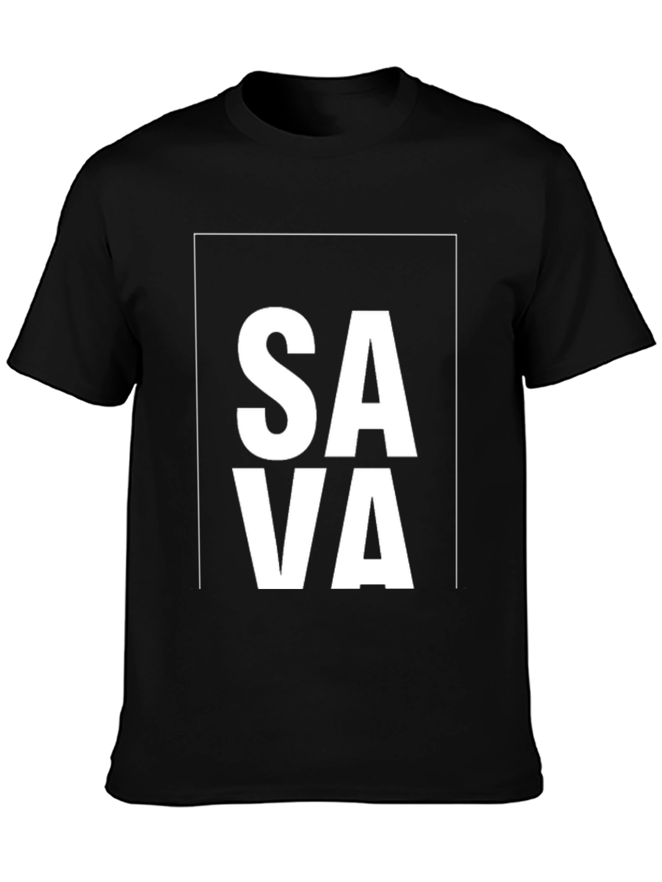 SAVA Graphic Black T-Shirt