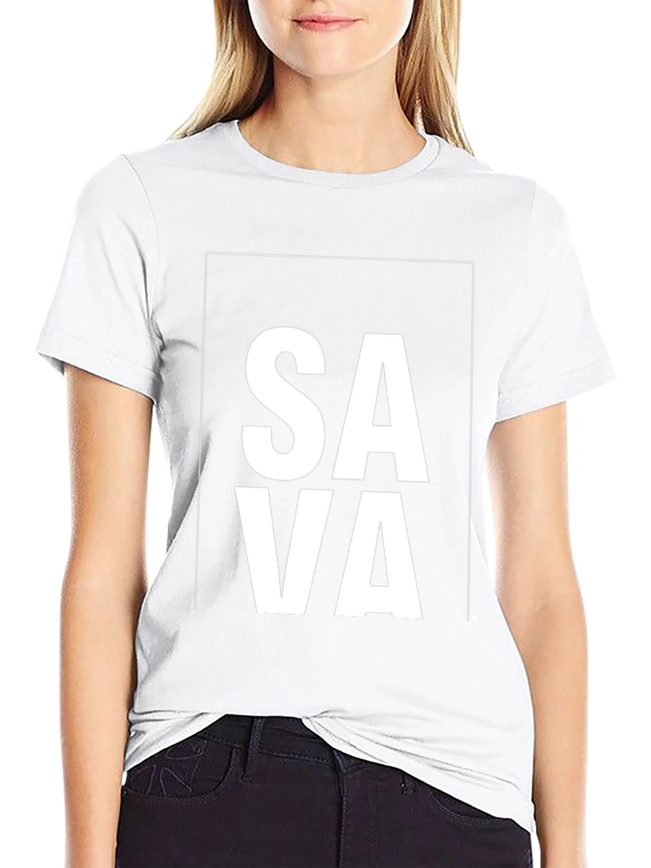 SAVA Graphic Black T-Shirt