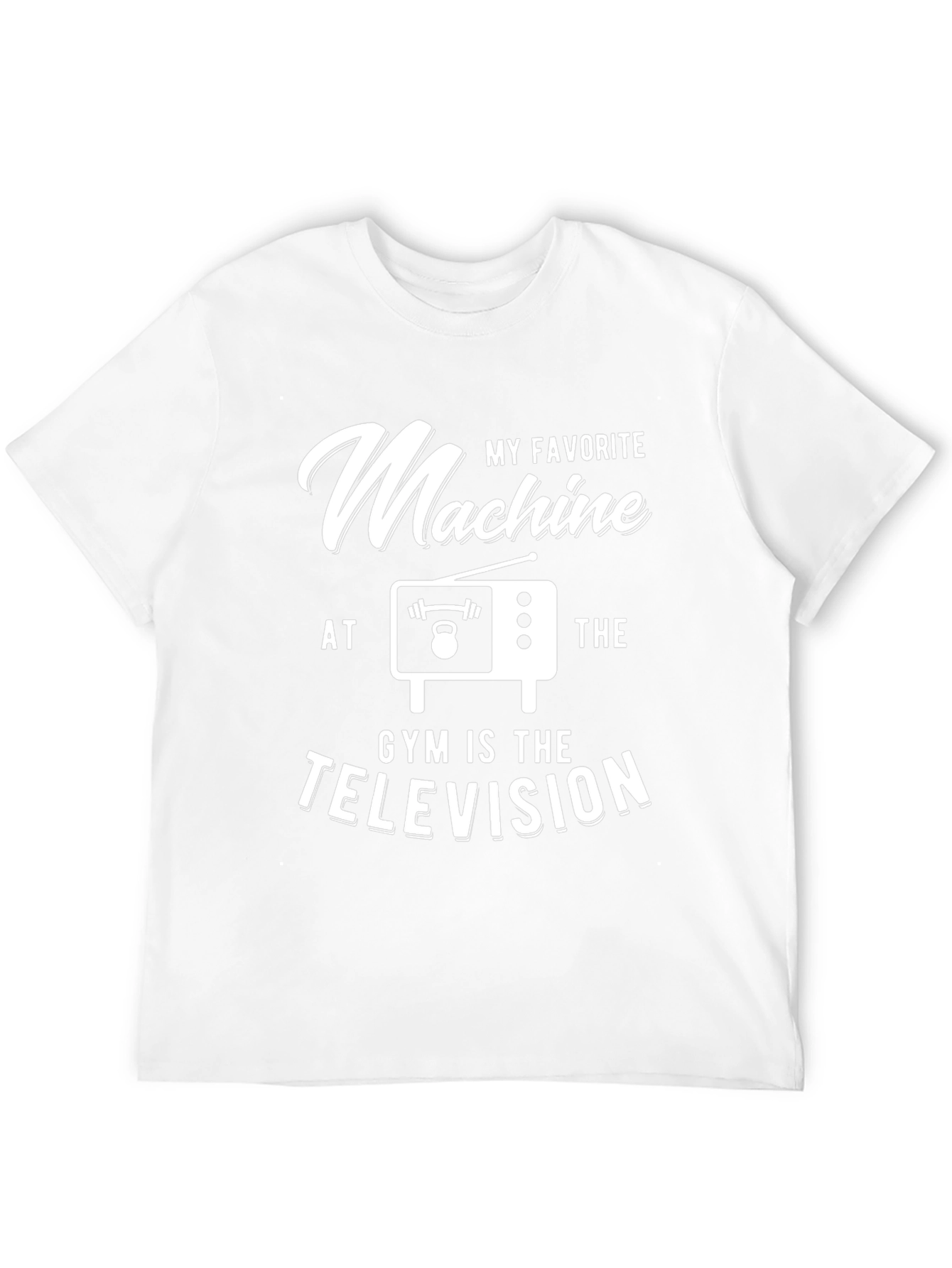 Funny Gym Television T-Shirt