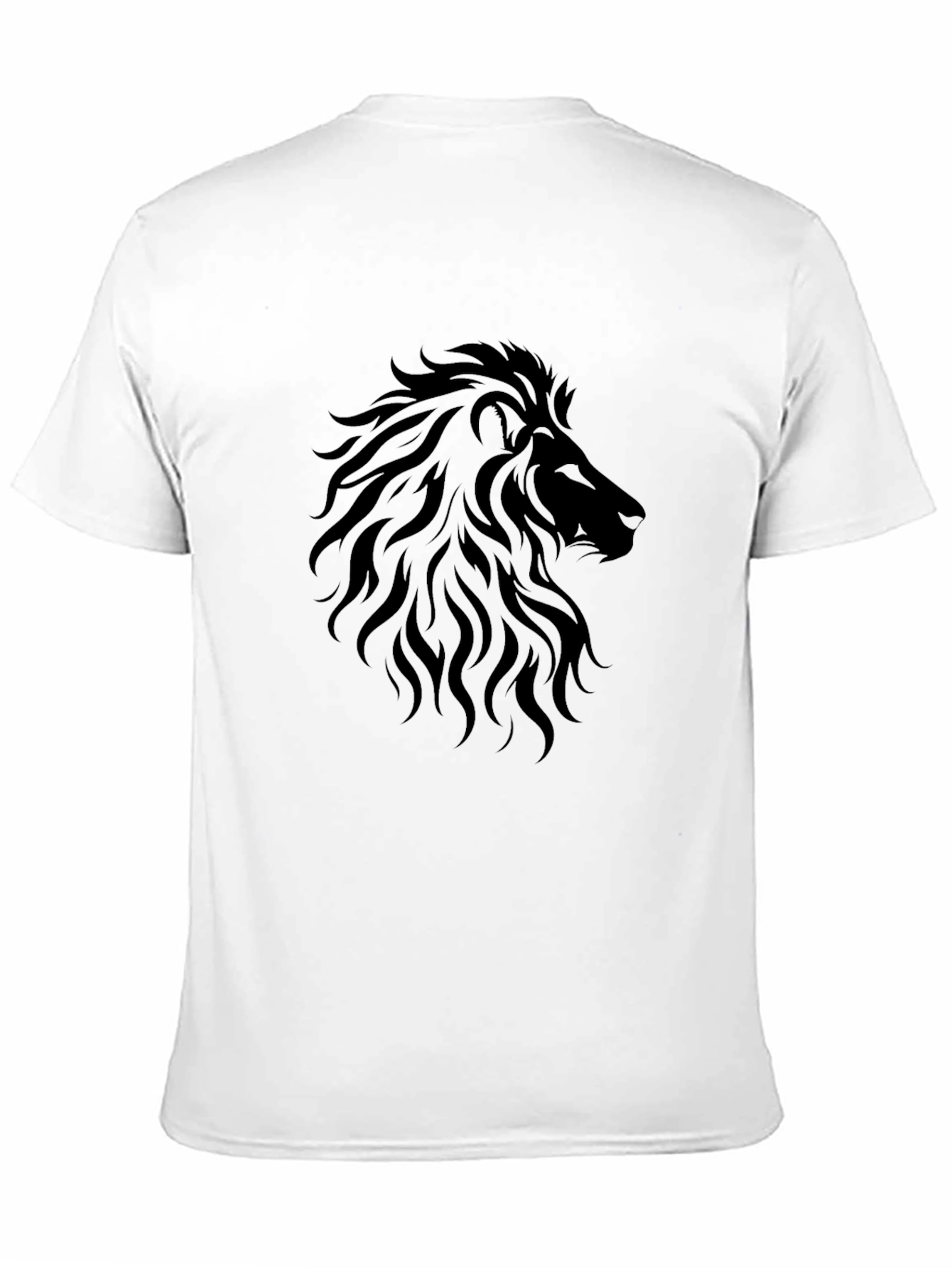 Black Lion Graphic Tee - Mens Casual Shirt