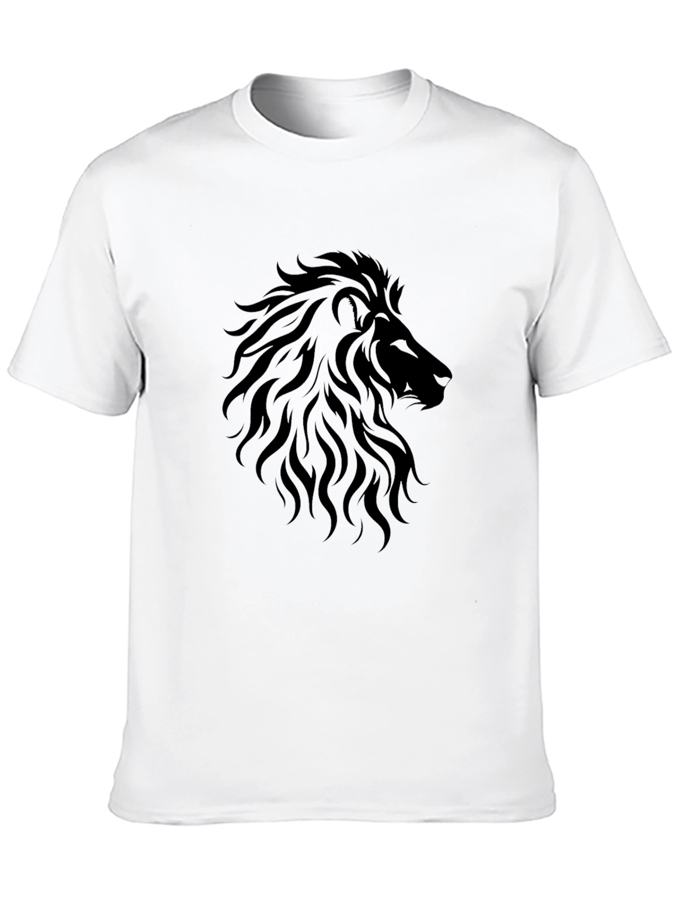 Black Lion Graphic Tee - Mens Casual Shirt