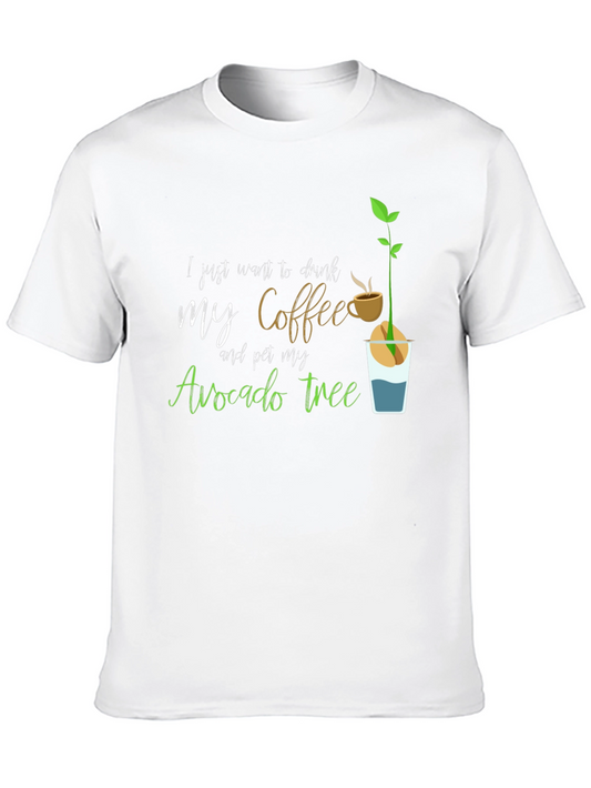 Coffee & Avocado Tree Graphic Tee