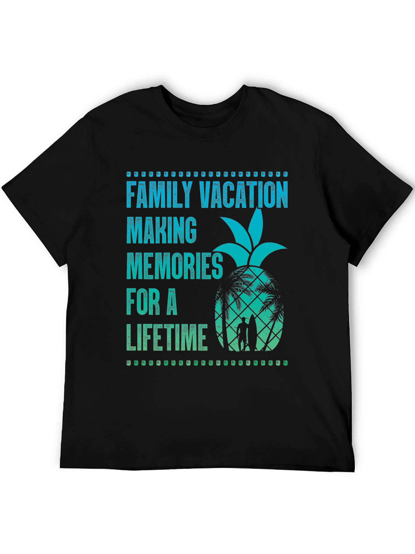 Family Vacation Pineapple Graphic Tee