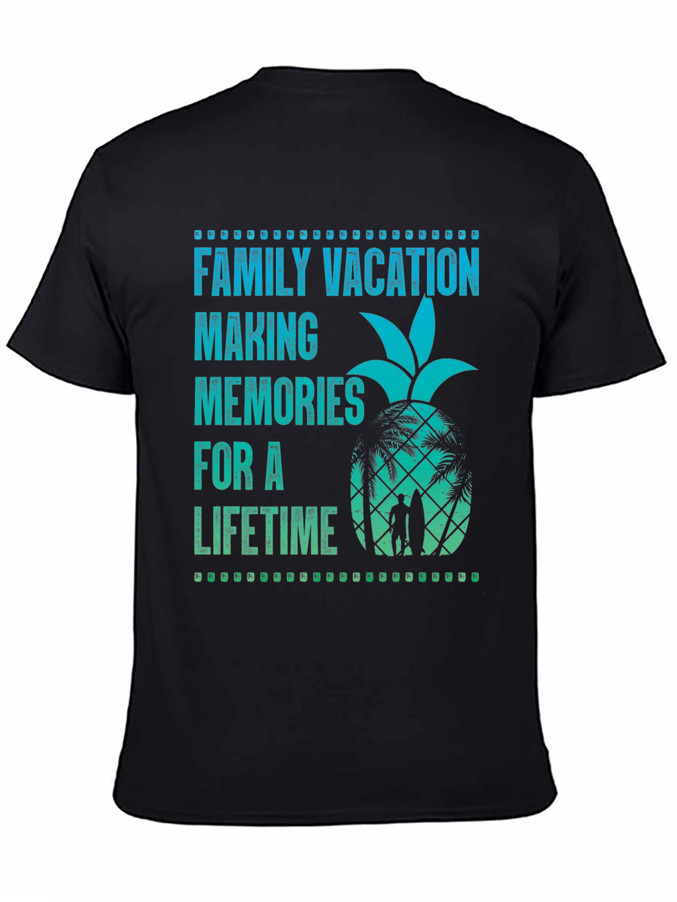 Family Vacation Pineapple Graphic Tee