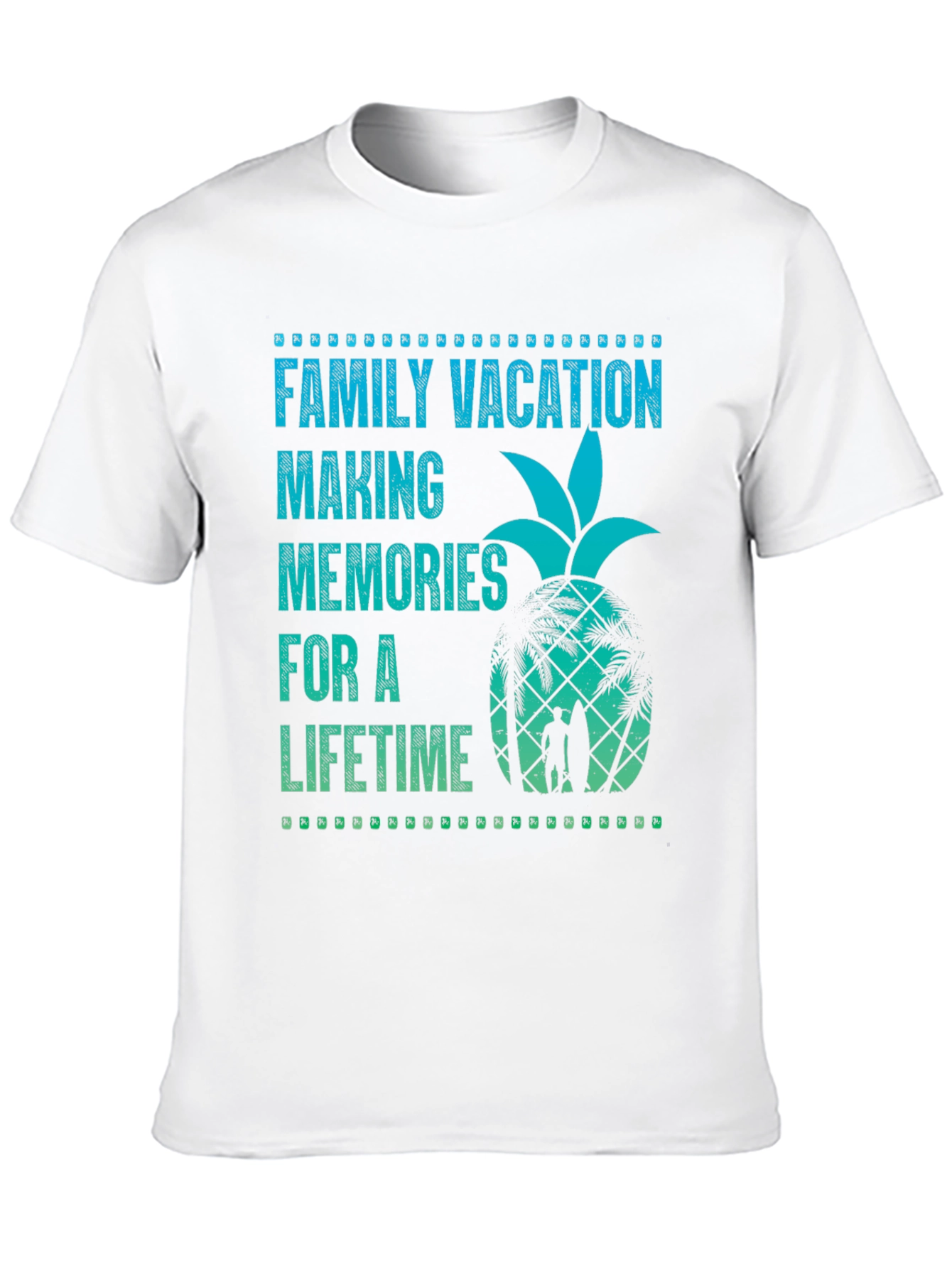 Family Vacation Pineapple Graphic Tee