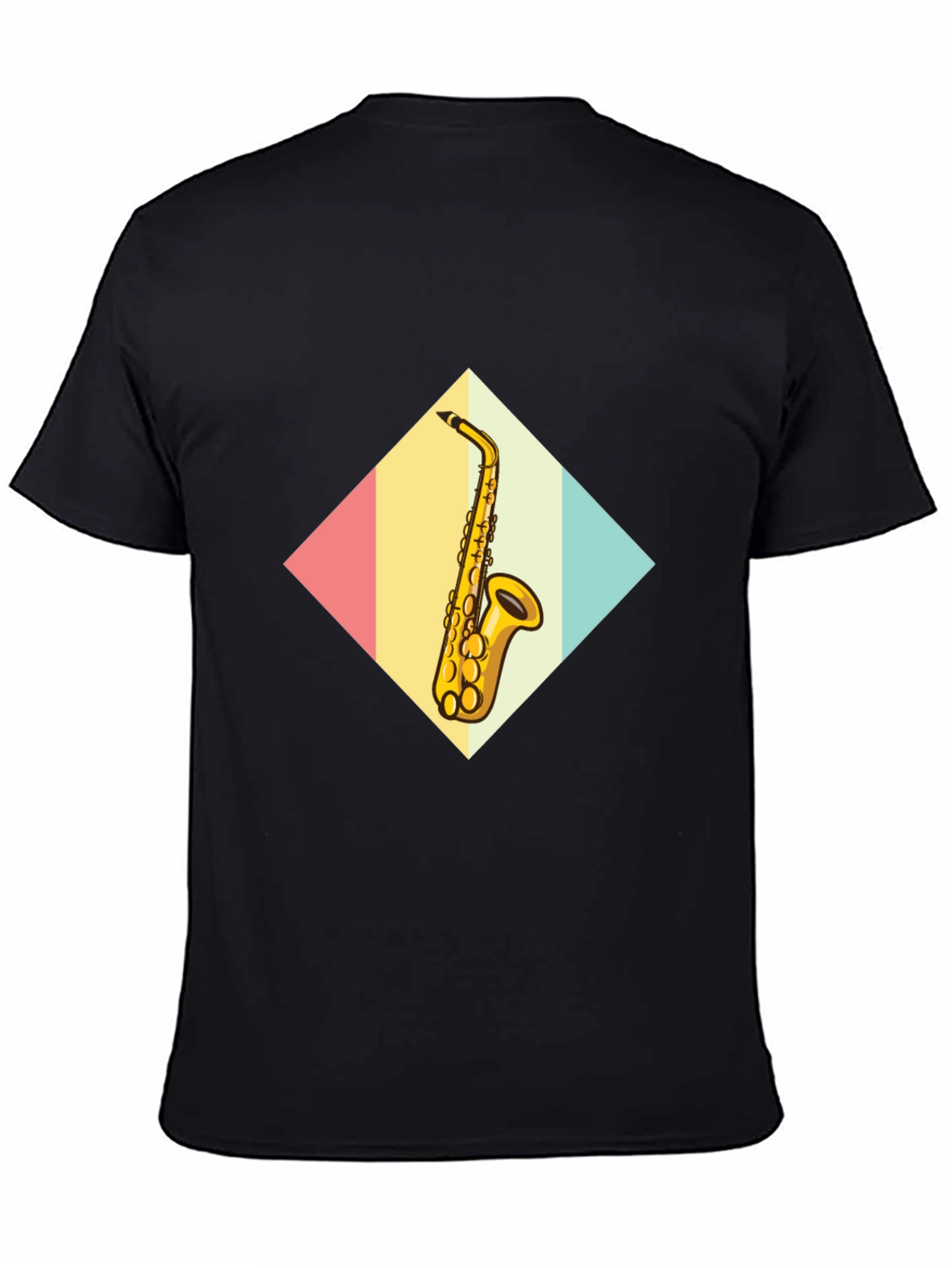 Retro Saxophone Graphic Tee