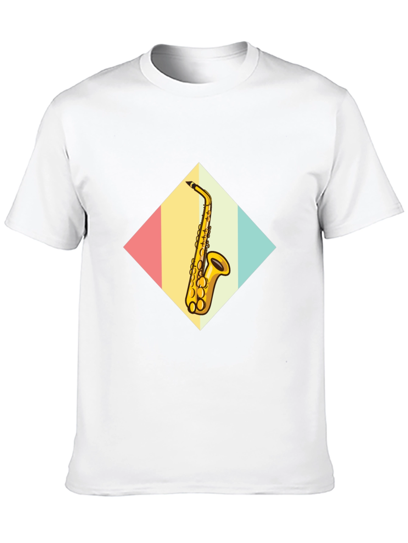 Retro Saxophone Graphic Tee