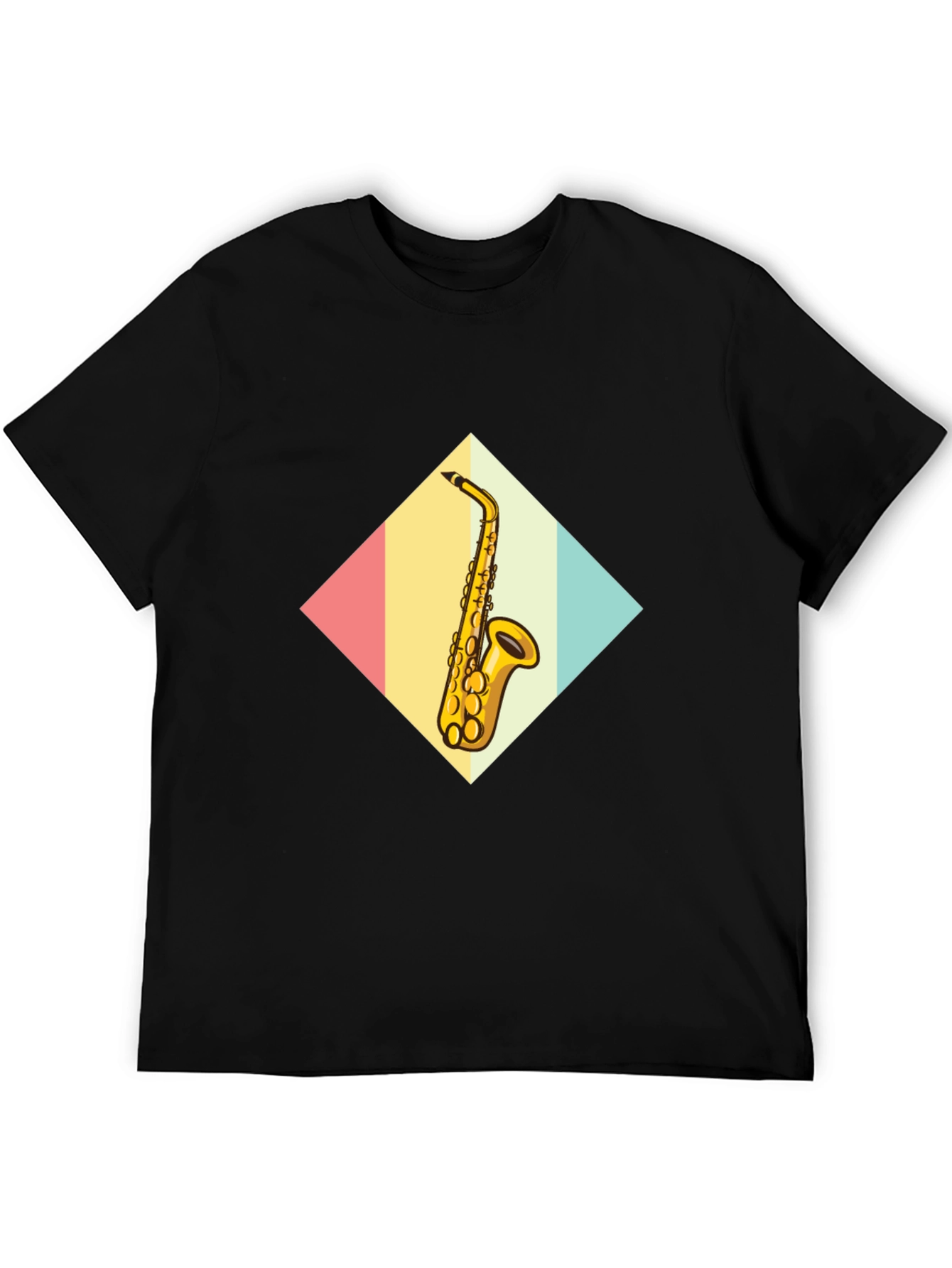 Retro Saxophone Graphic Tee