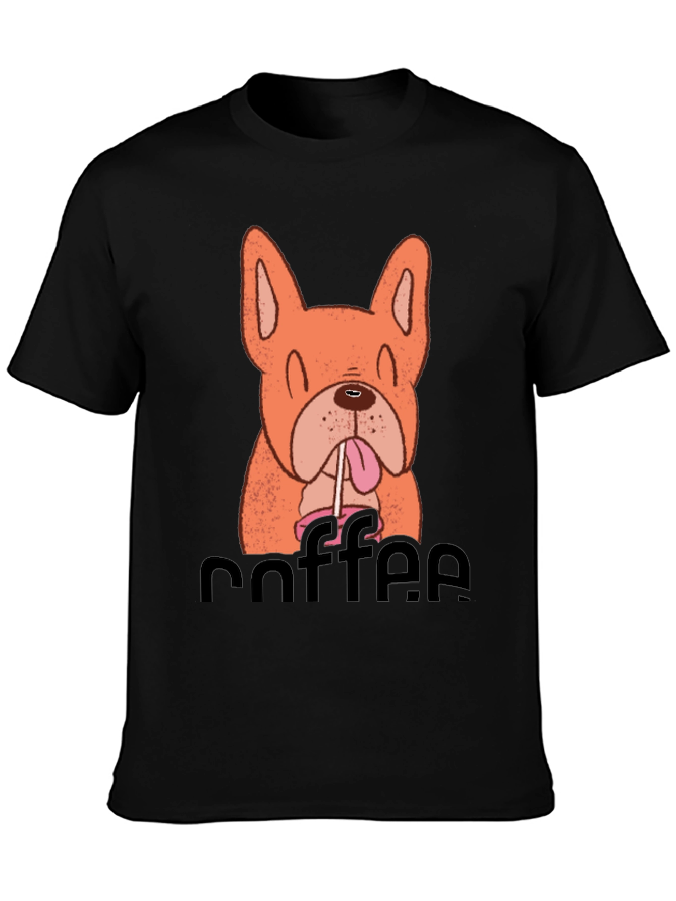 Dog & Coffee Graphic T-Shirt - Unisex
