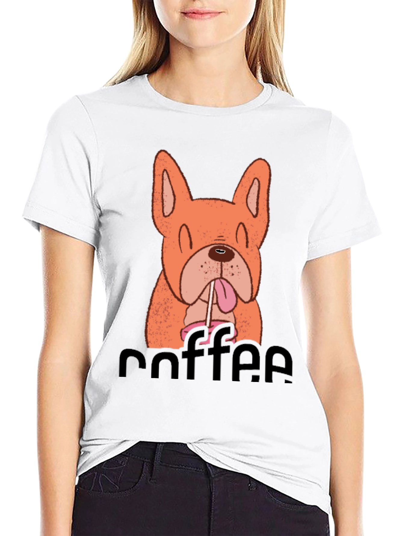 Dog & Coffee Graphic T-Shirt - Unisex
