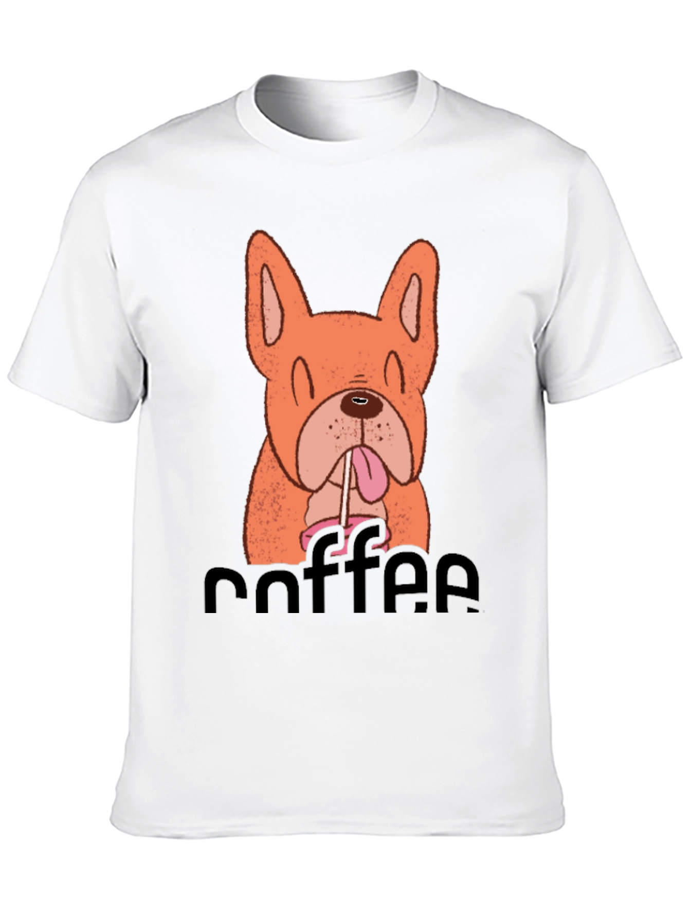 Dog & Coffee Graphic T-Shirt - Unisex