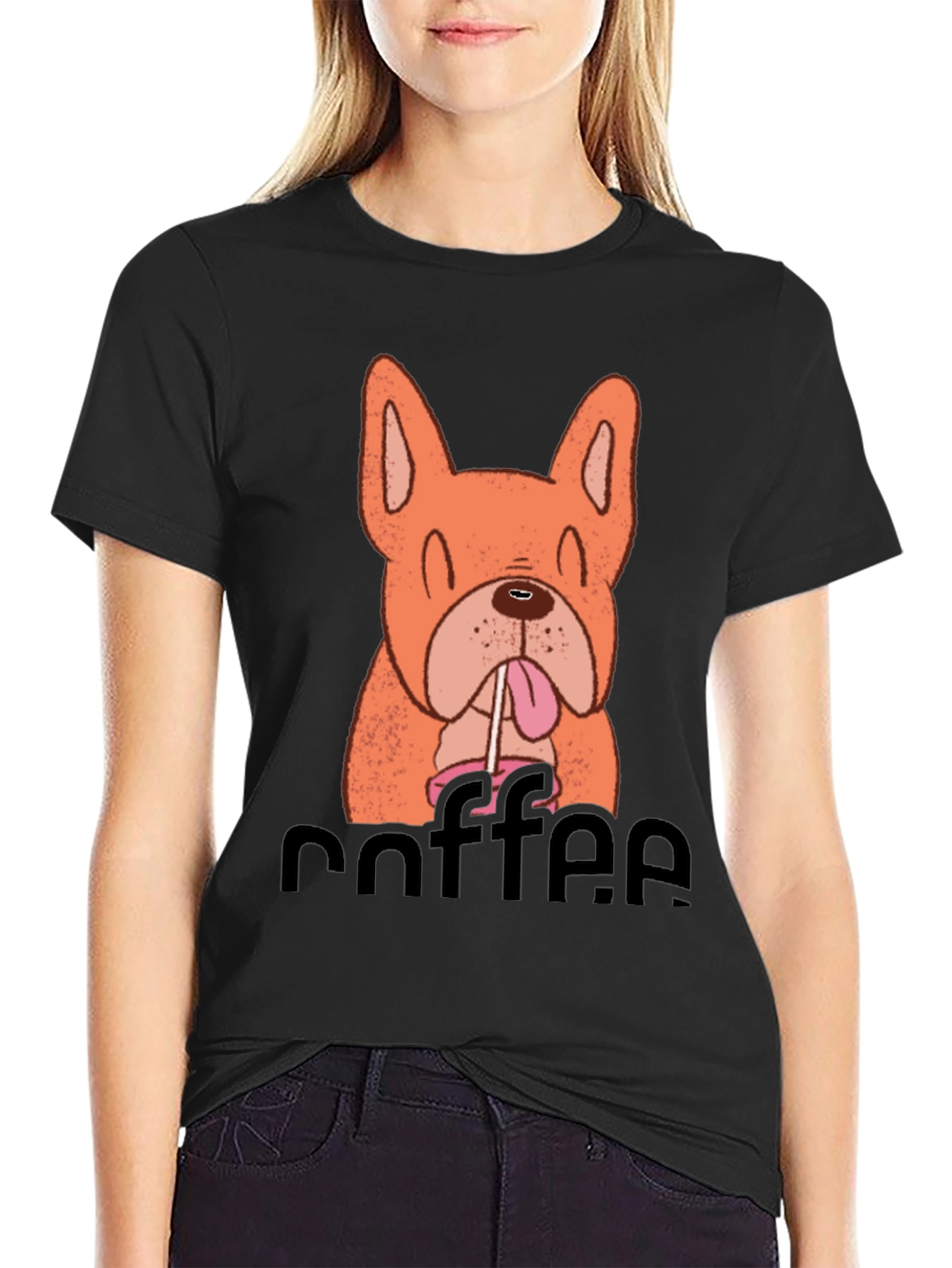 Dog & Coffee Graphic T-Shirt - Unisex