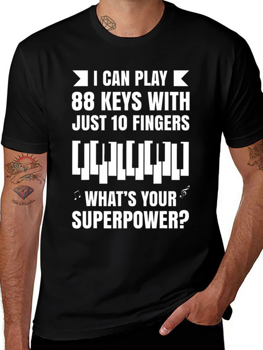 Piano Player T-Shirt - 88 Keys 10 Fingers