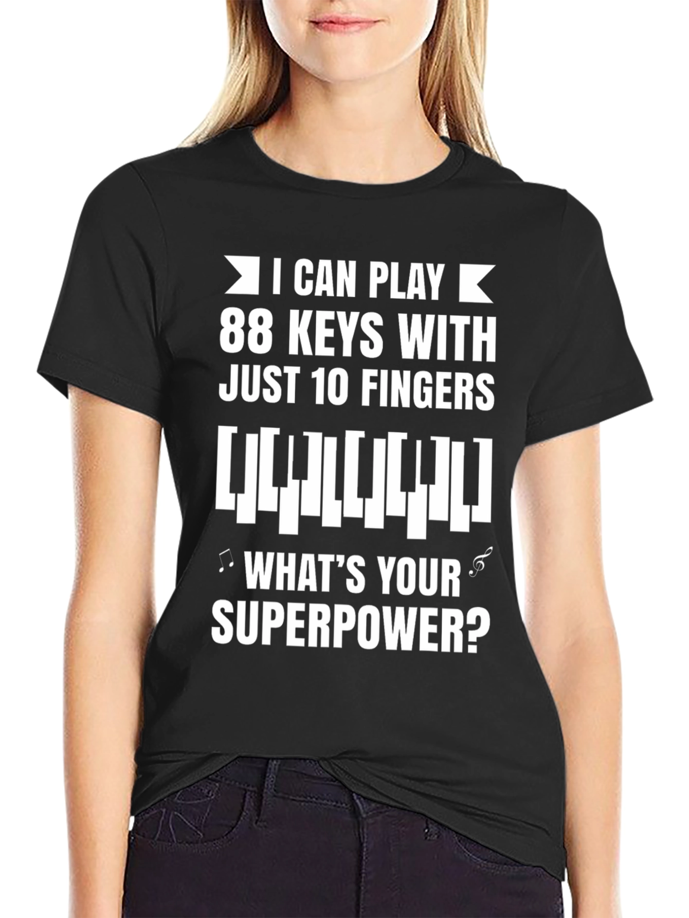 Piano Player T-Shirt - 88 Keys 10 Fingers