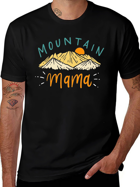 Mountain Mama Graphic T-Shirt - Black Tee