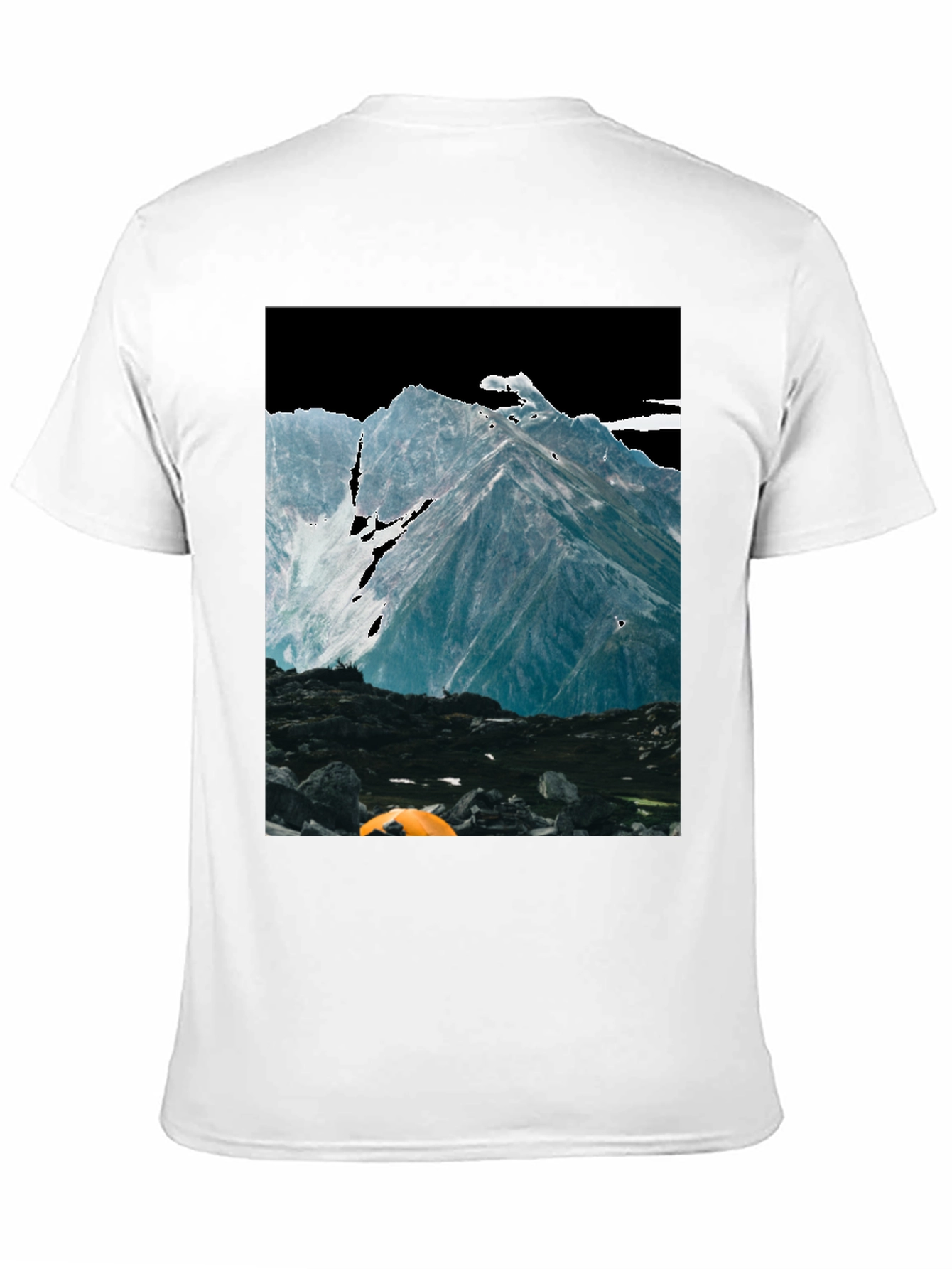 Mountain Peak Adventure T-Shirt - Black