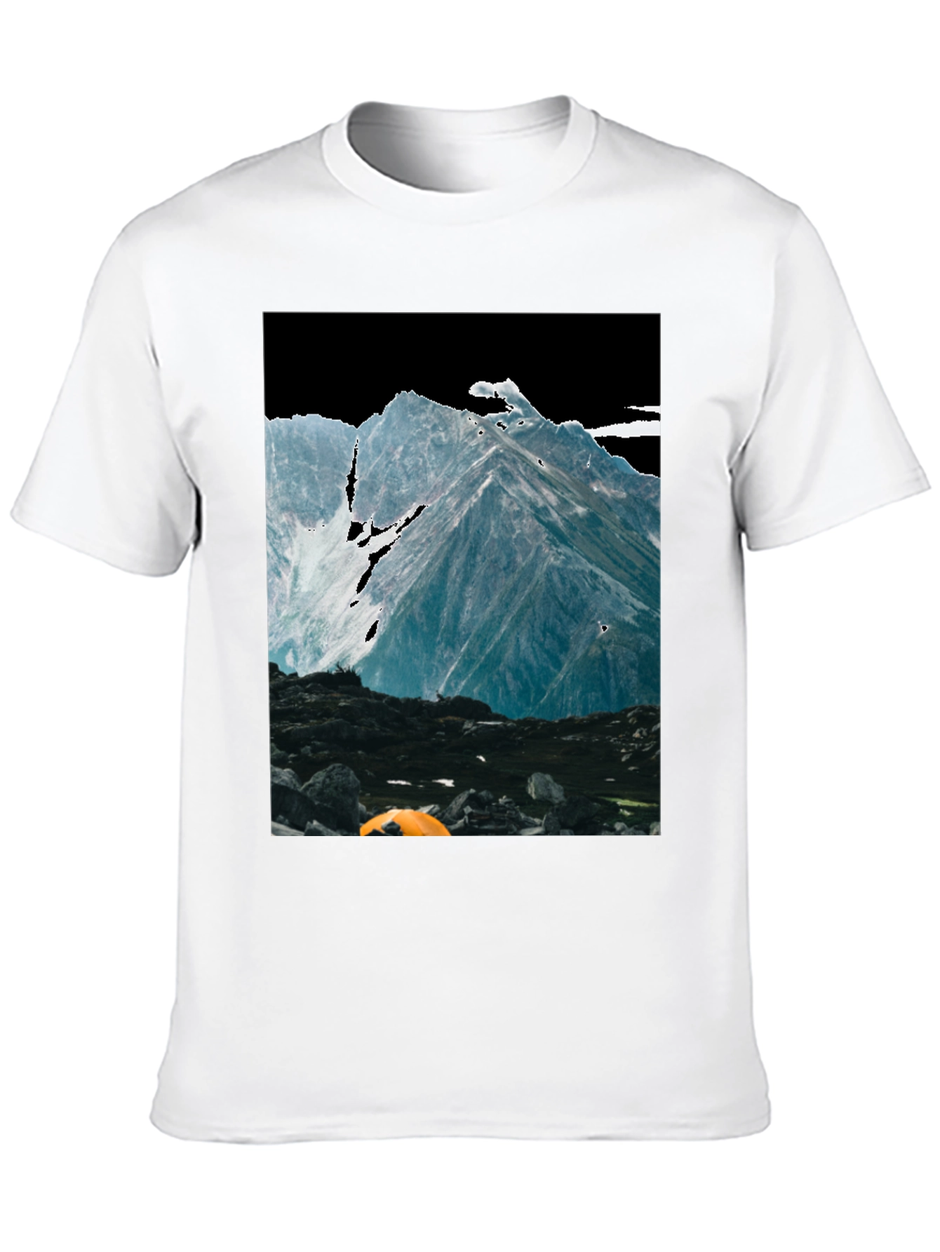 Mountain Peak Adventure T-Shirt - Black