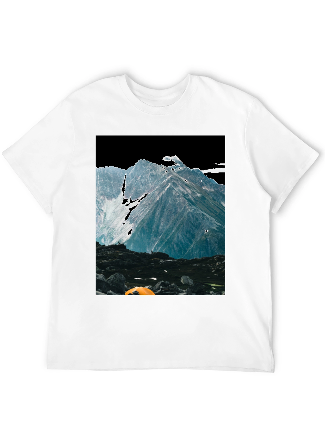 Mountain Peak Adventure T-Shirt - Black