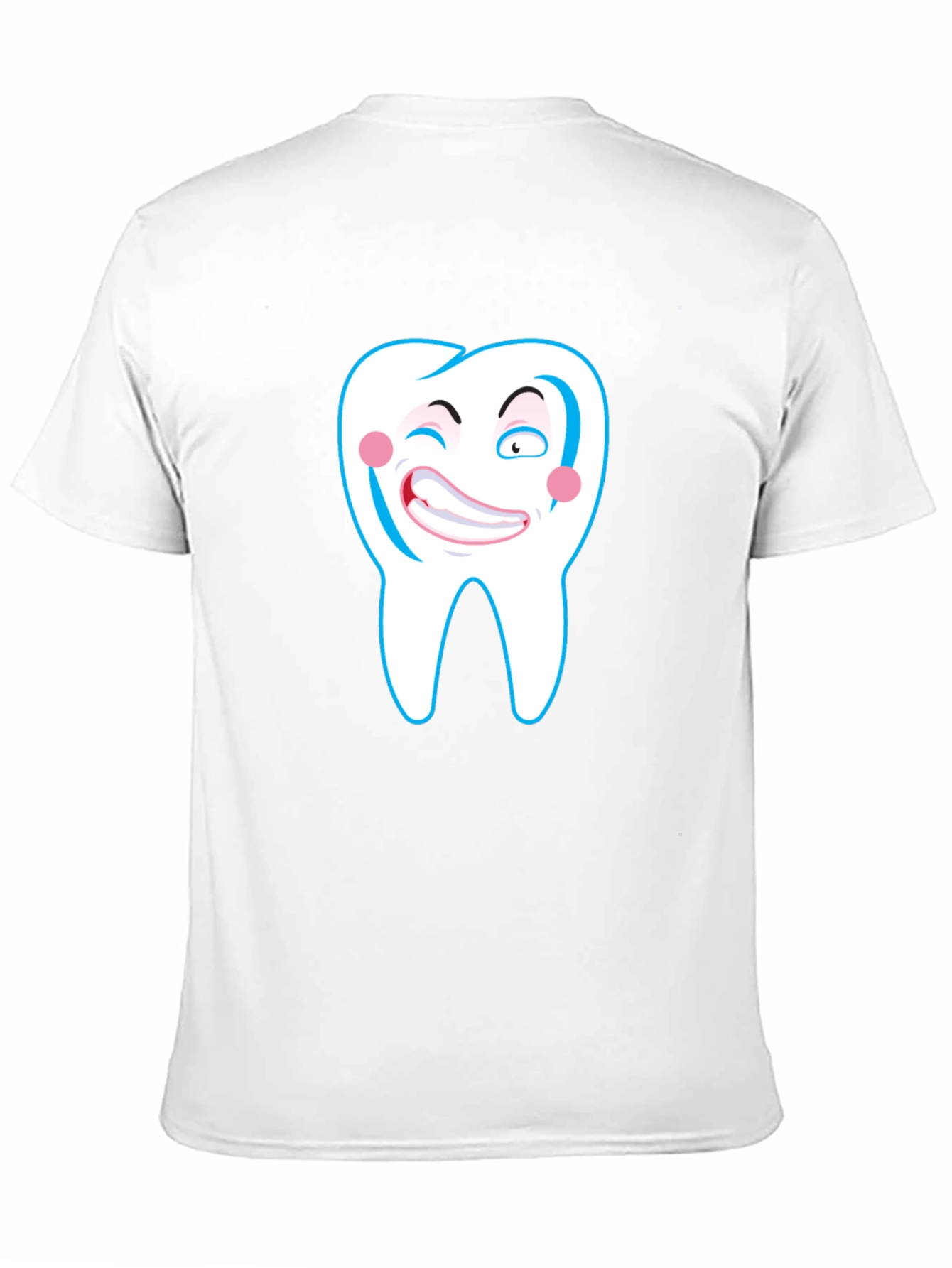 Funny Tooth Graphic Black T-Shirt
