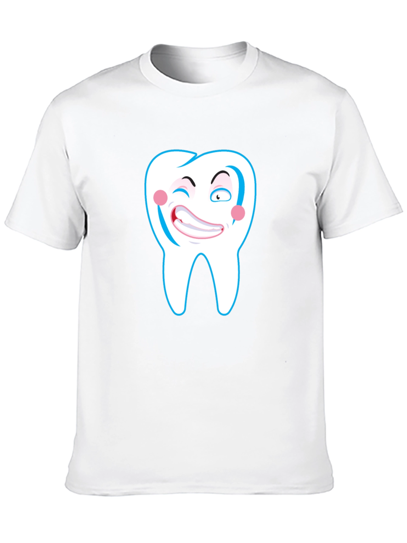 Funny Tooth Graphic Black T-Shirt