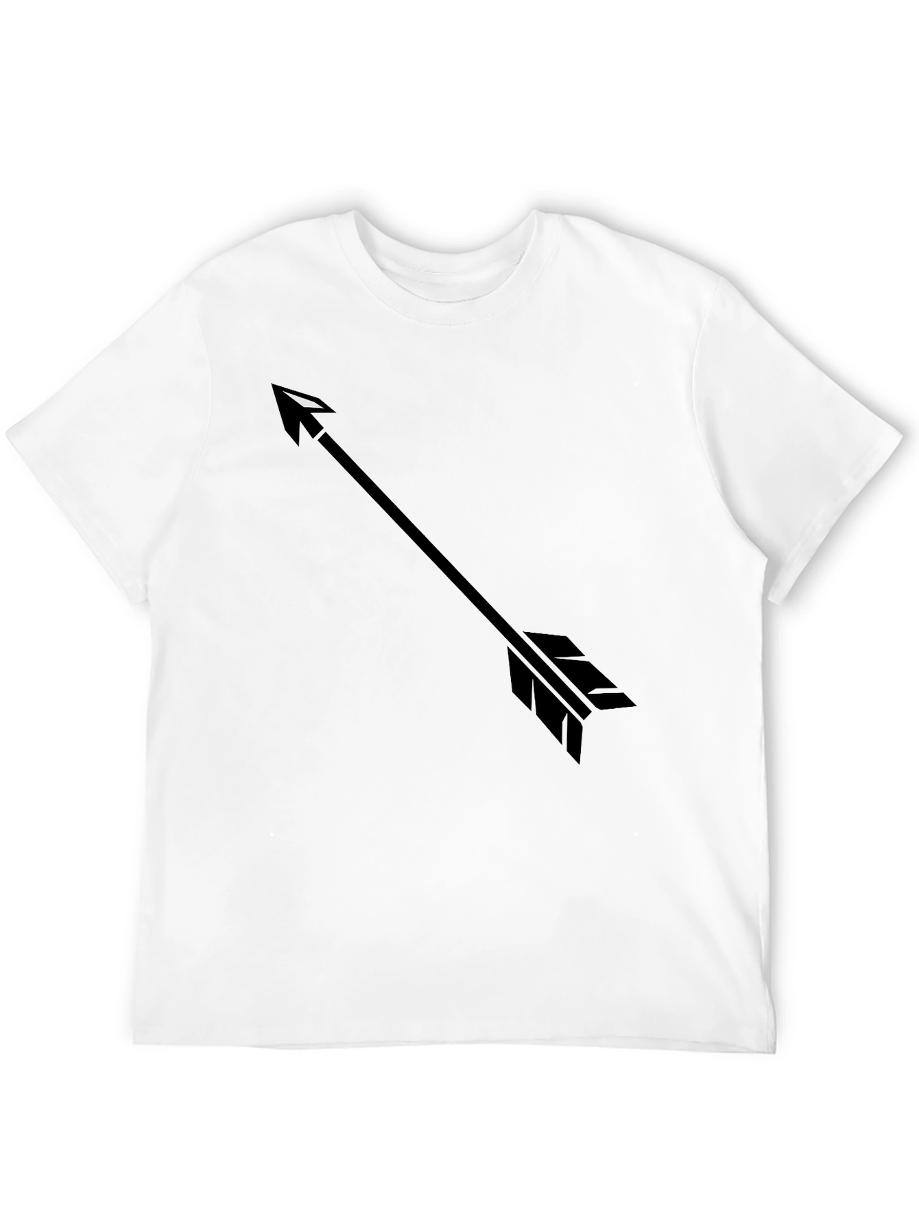 Mens Black Arrow Graphic T-Shirt