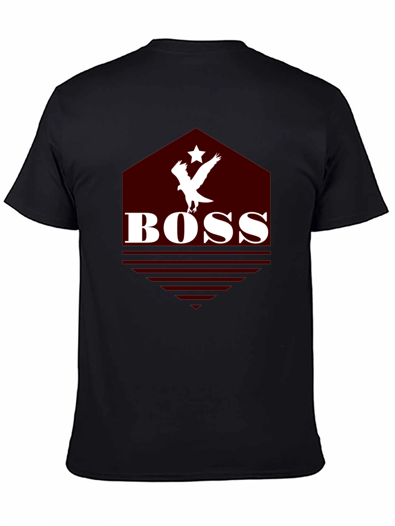 BOSS Eagle Graphic Tee - Black
