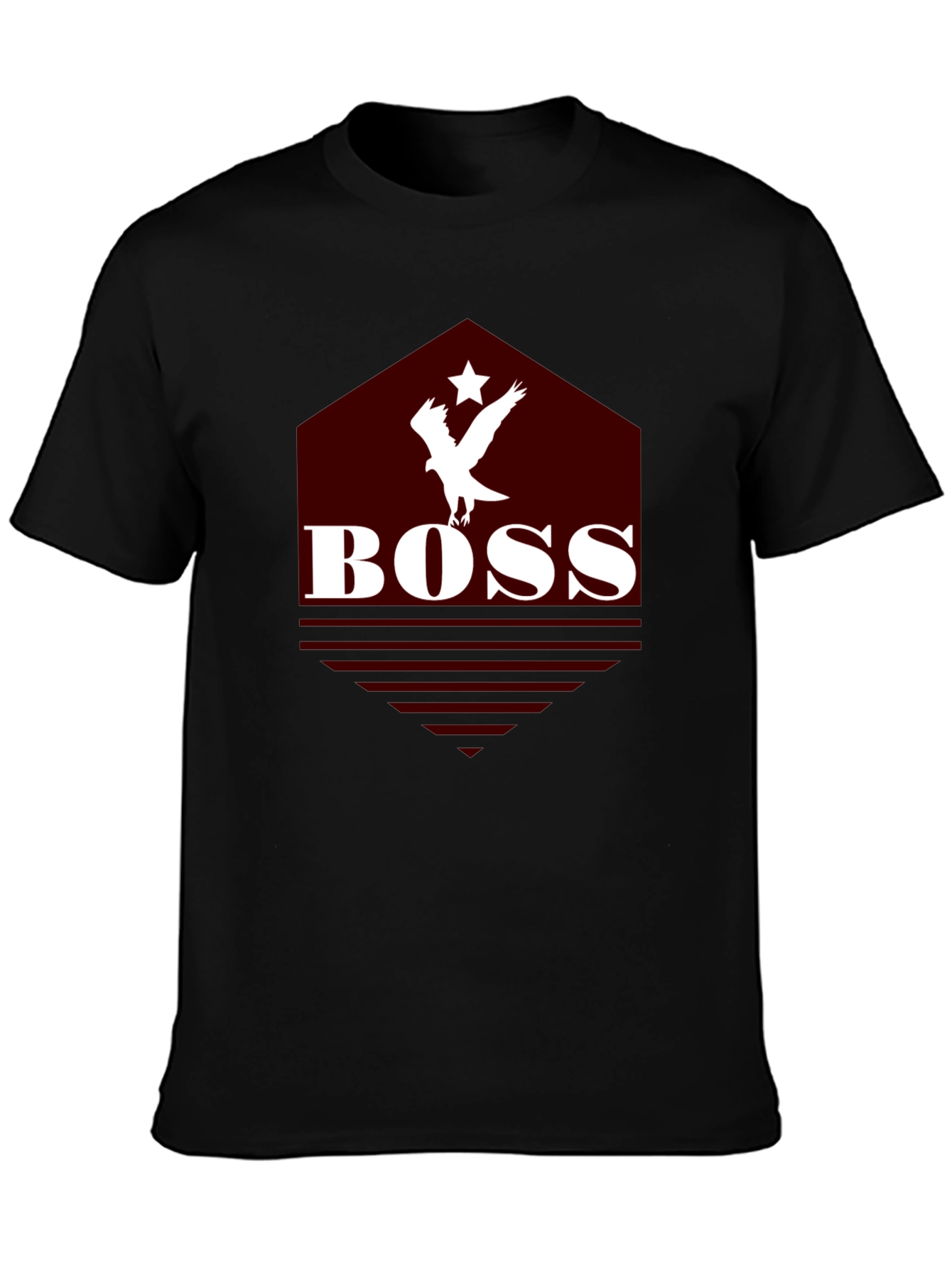 BOSS Eagle Graphic Tee - Black