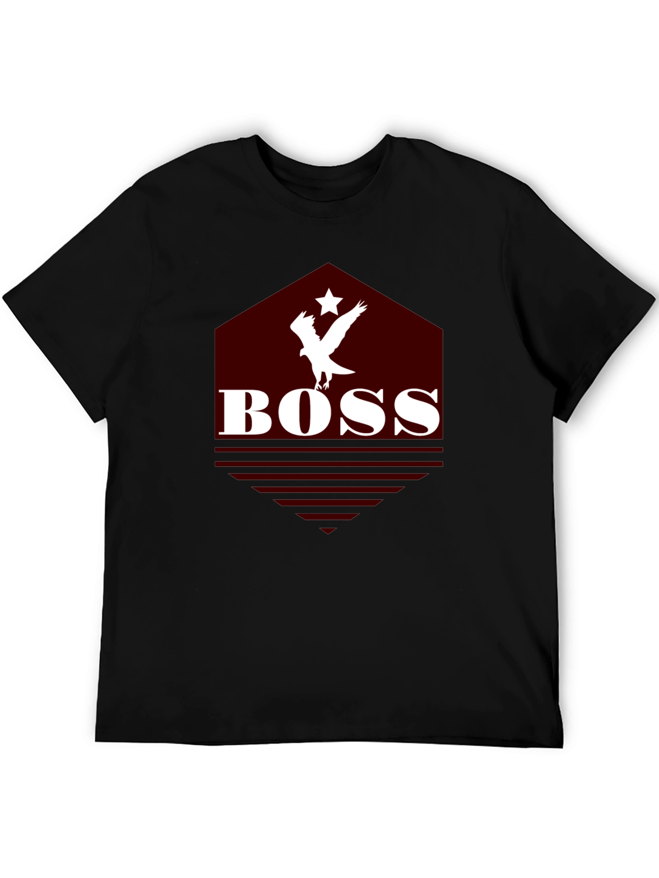 BOSS Eagle Graphic Tee - Black