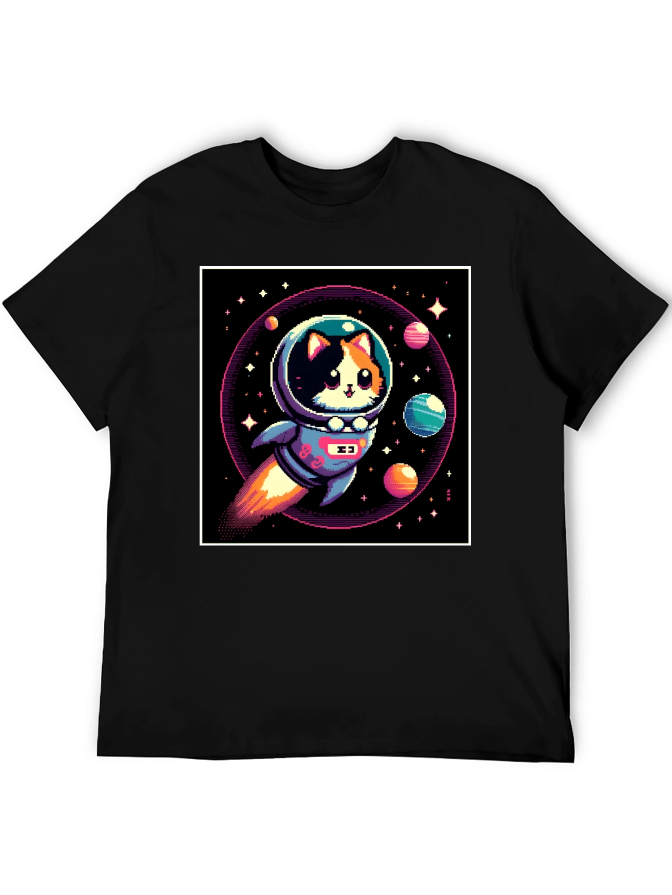 Cat Astronaut T-Shirt - Space Adventure