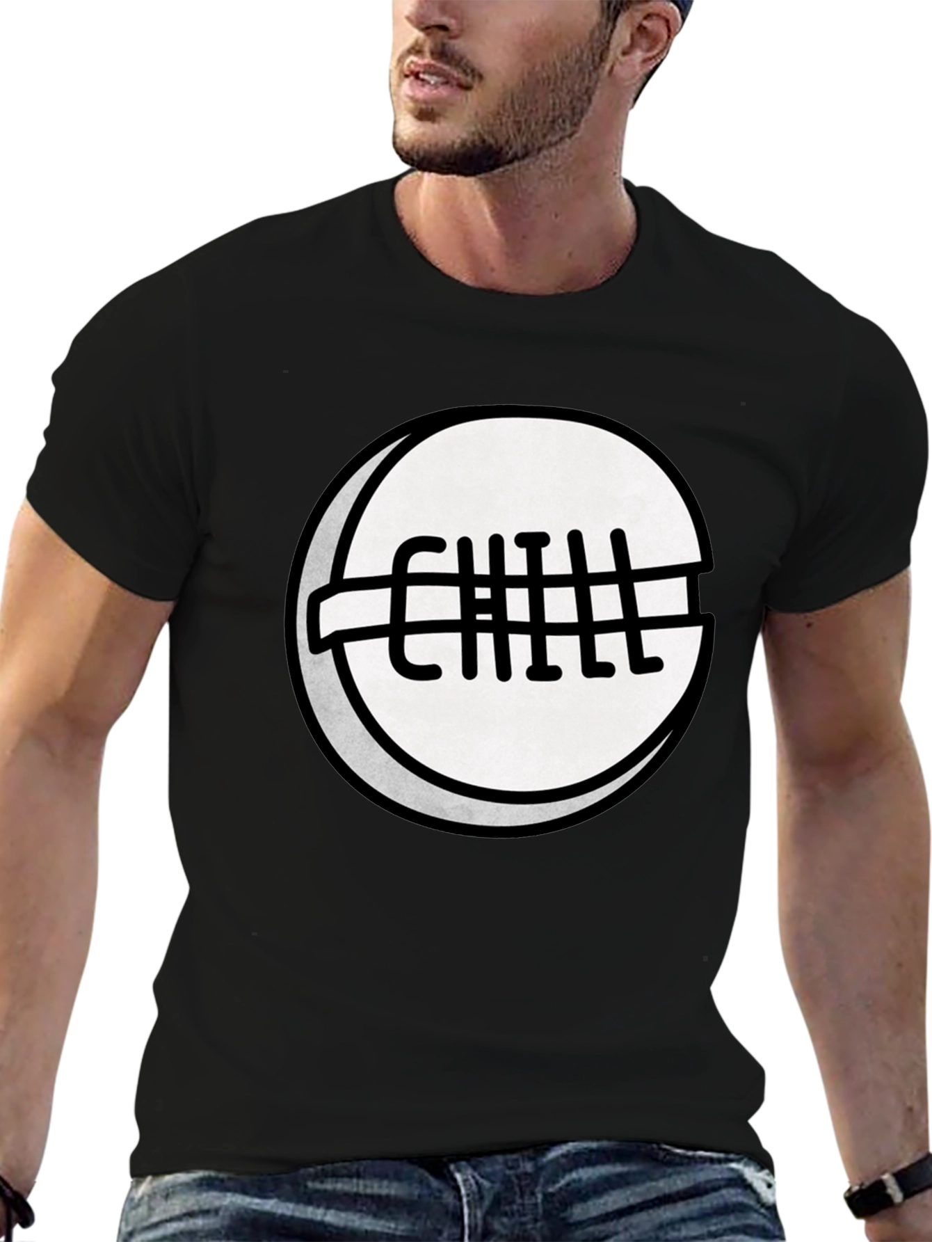 Chill Graphic Tee - Relaxed Style
