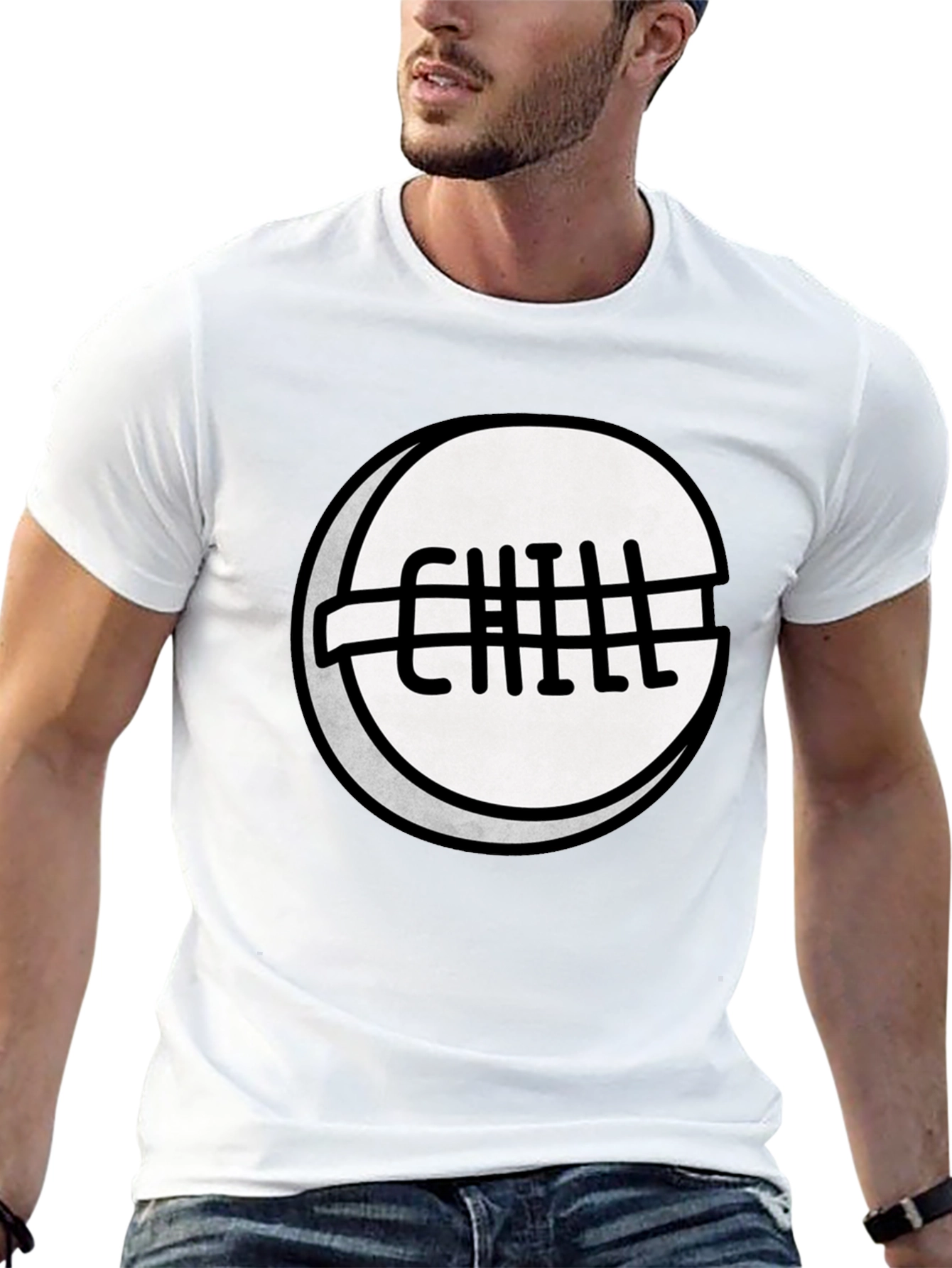 Chill Graphic Tee - Relaxed Style