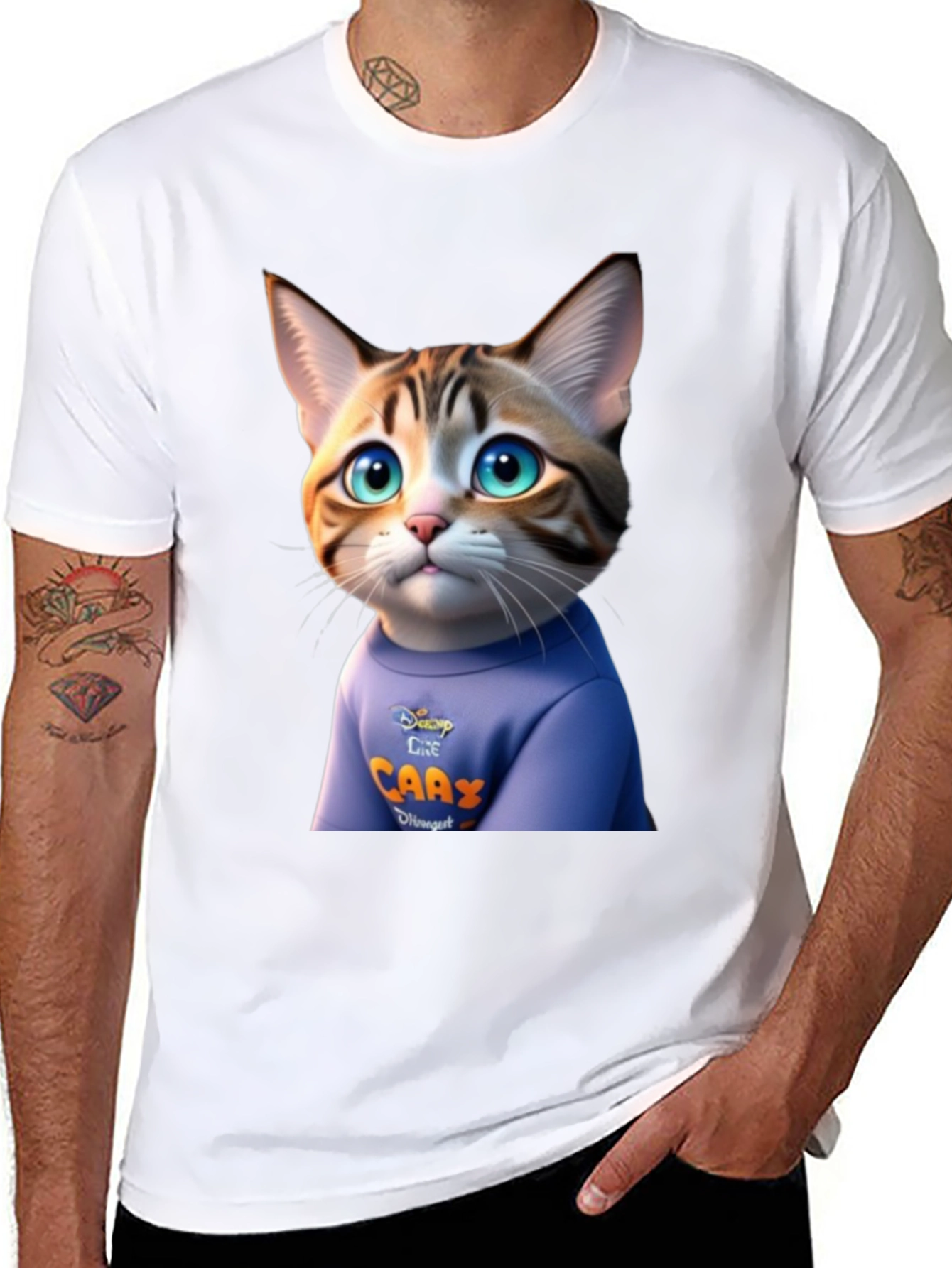 Cute Cat T-Shirt - Soft & Stylish