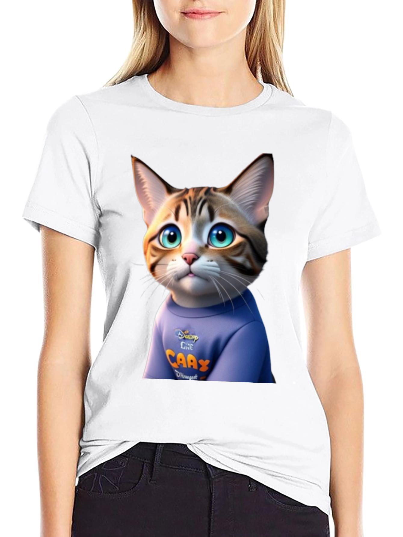 Cute Cat T-Shirt - Soft & Stylish