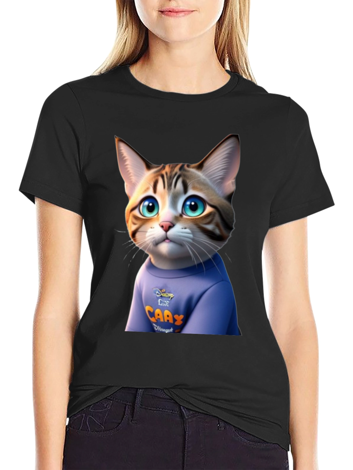 Cute Cat T-Shirt - Soft & Stylish