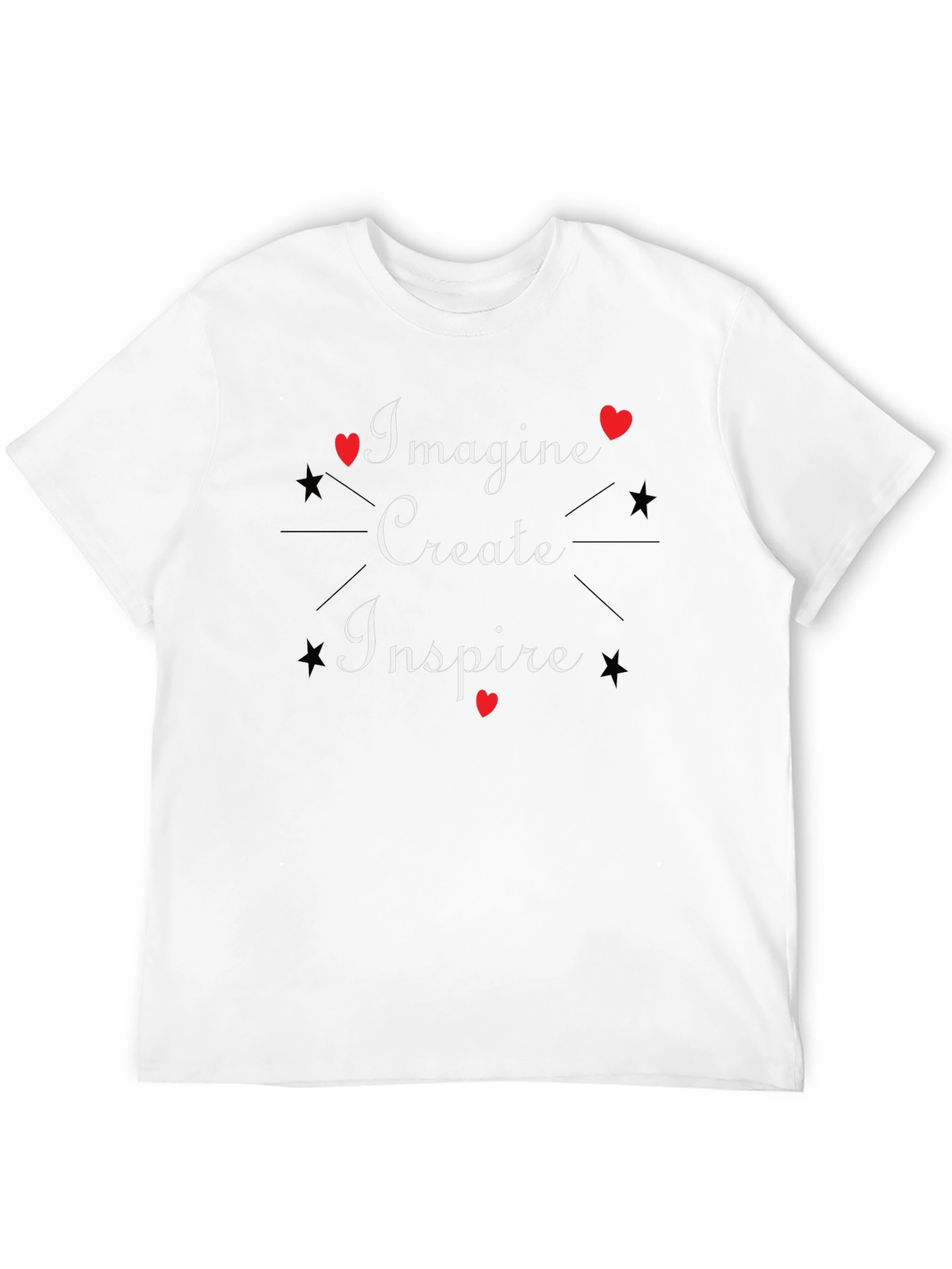 Imagine Create Inspire Graphic Tee