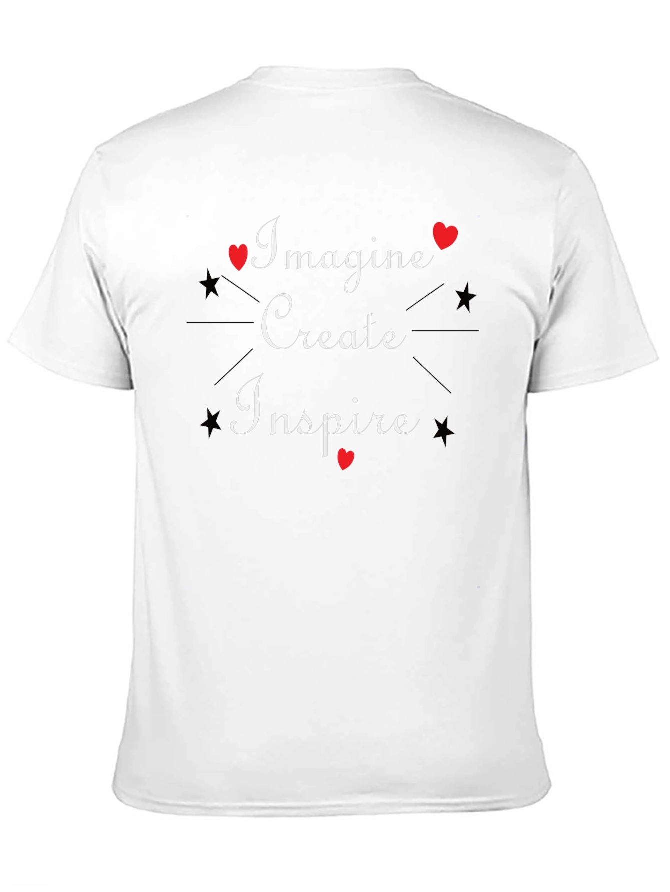 Imagine Create Inspire Graphic Tee