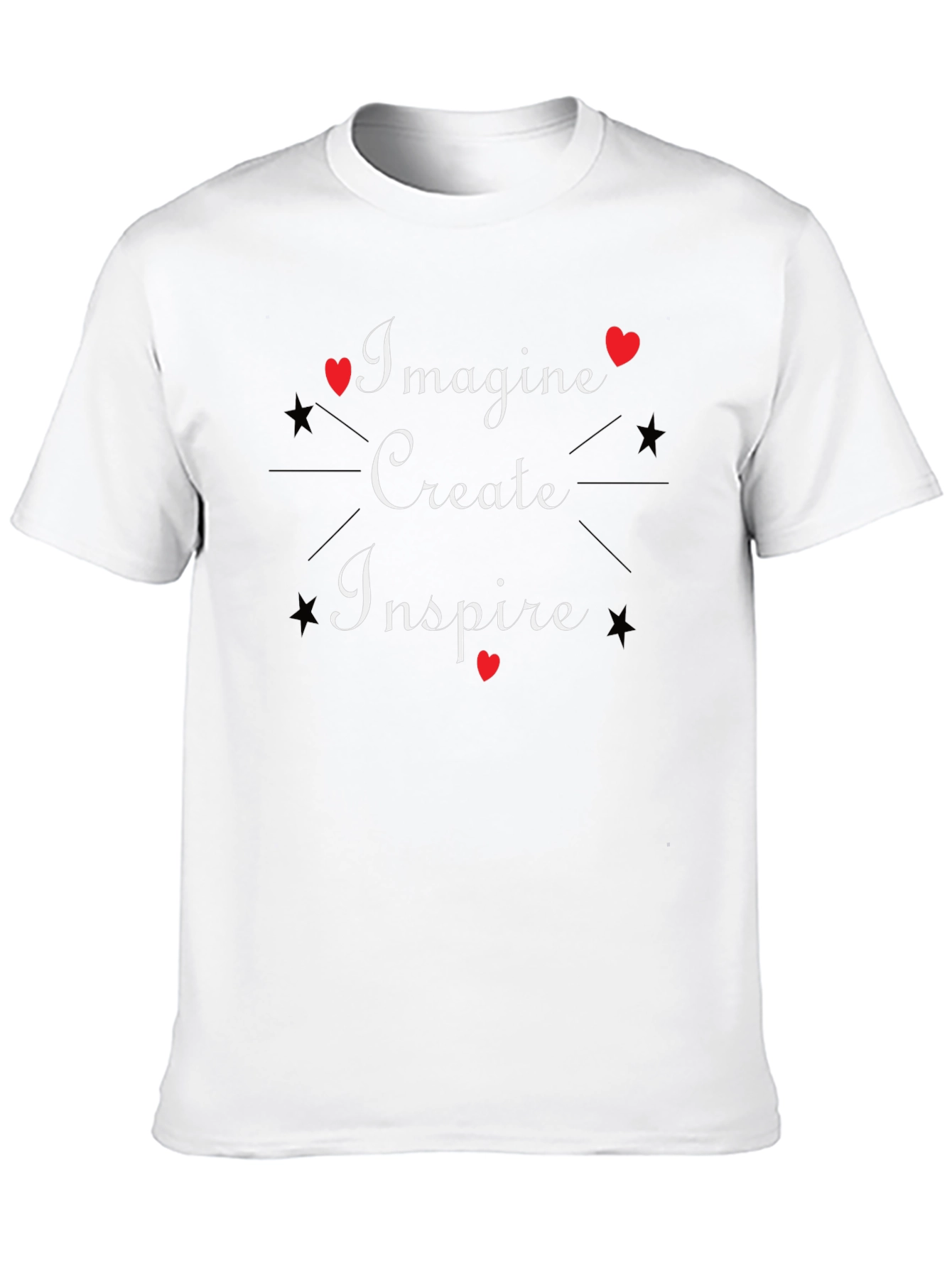 Imagine Create Inspire Graphic Tee
