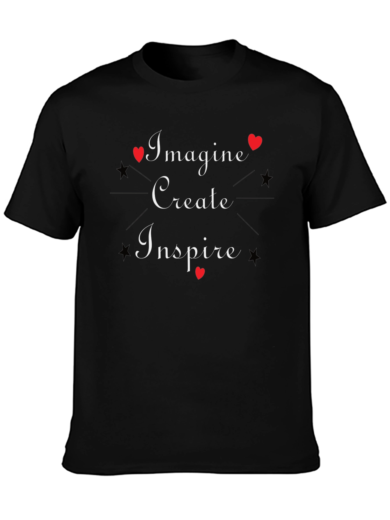 Imagine Create Inspire Graphic Tee
