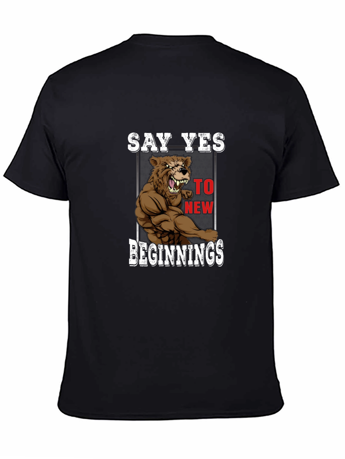 Say Yes Bear T-Shirt - New Beginnings