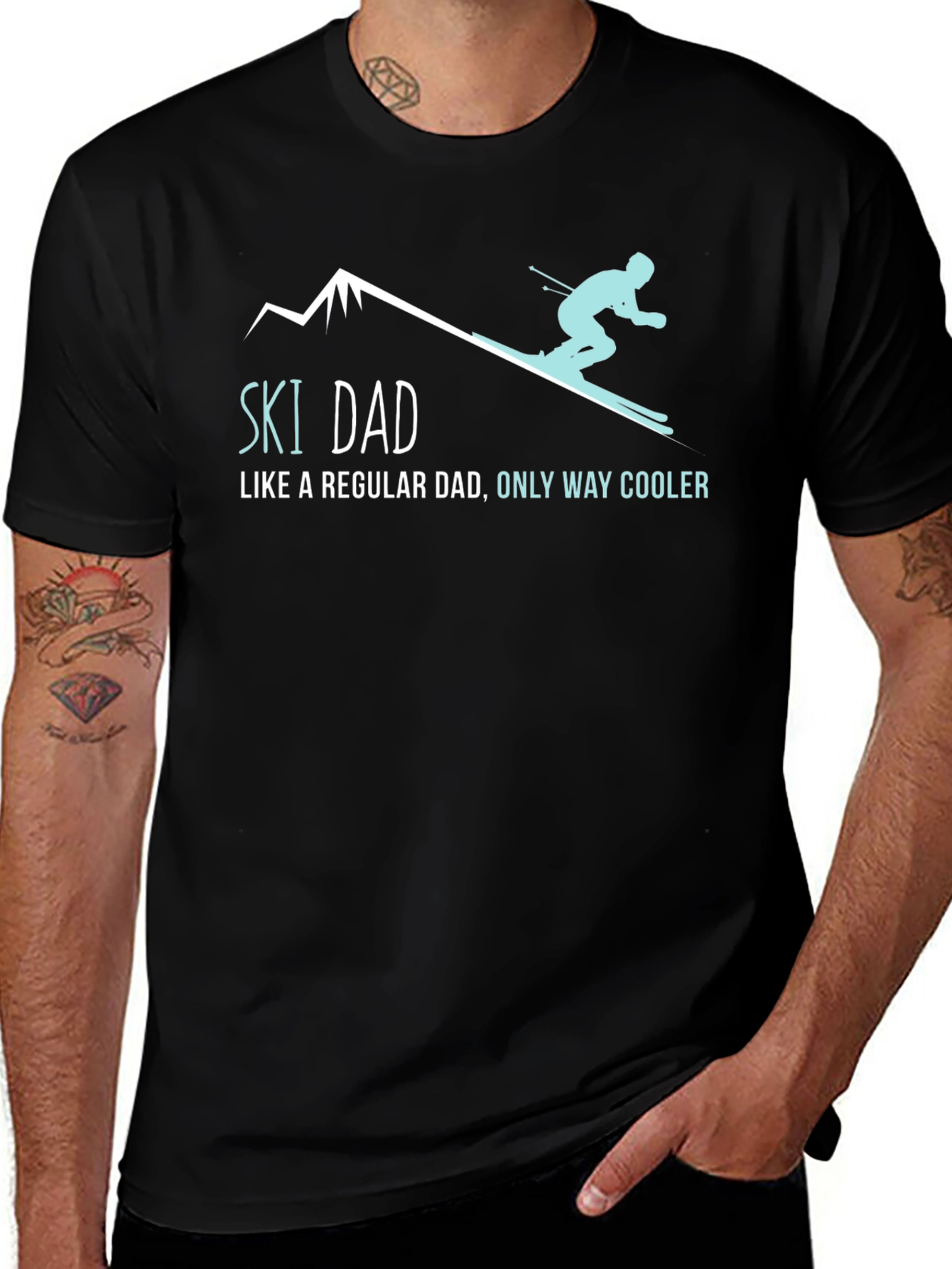 Ski Dad T-Shirt: Cool Dad Apparel