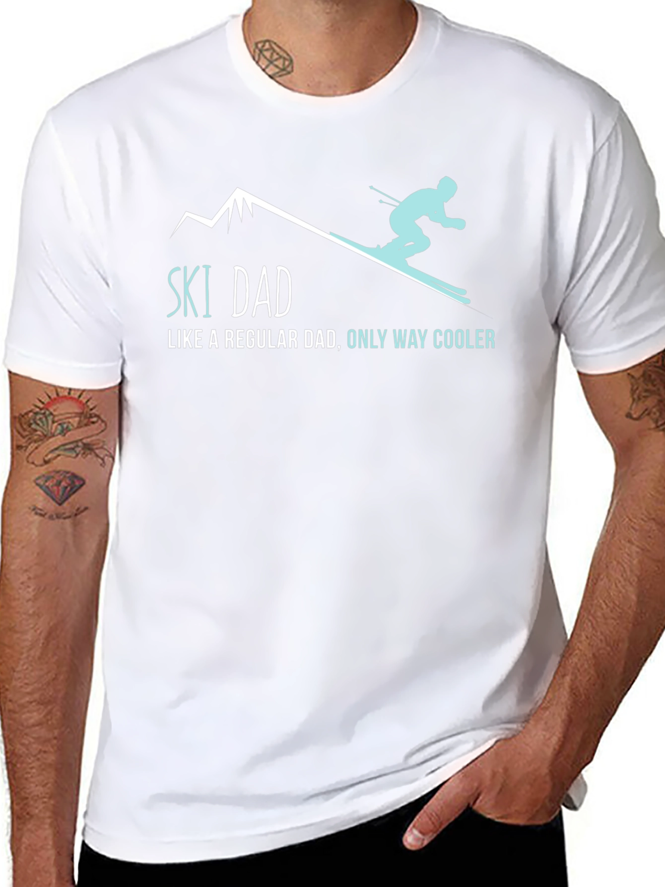 Ski Dad T-Shirt: Cool Dad Apparel