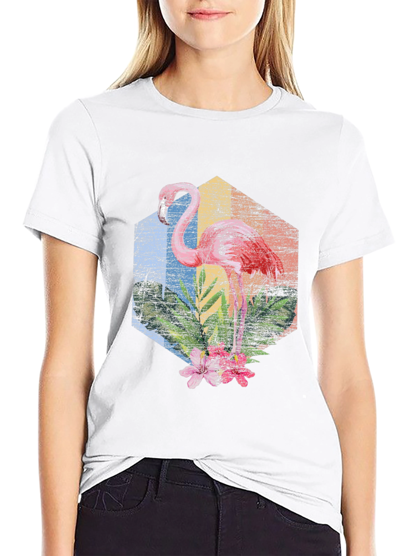 Flamingo Graphic Tee: Tropical Vibes