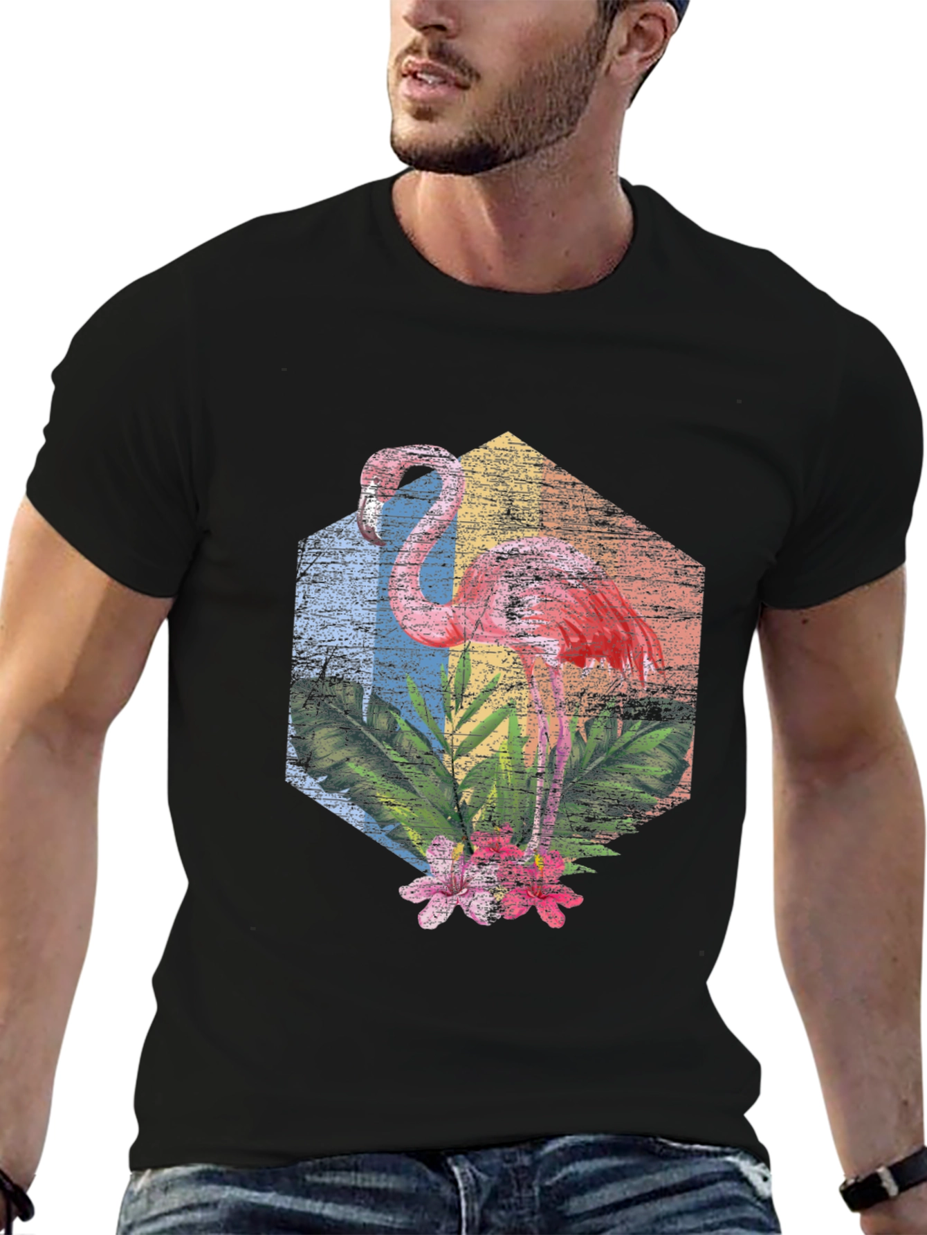 Flamingo Graphic Tee: Tropical Vibes